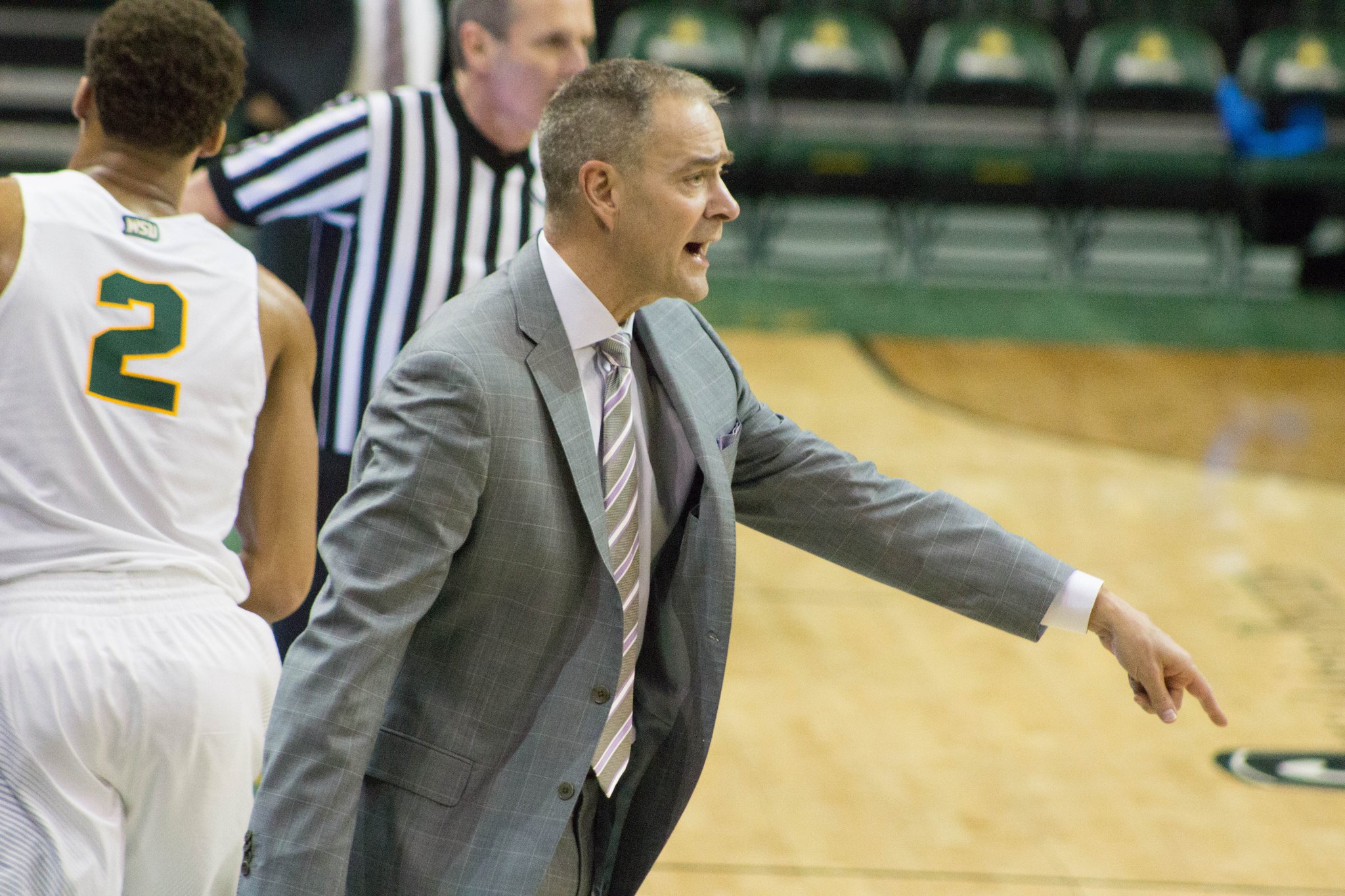 Wright State coach Scott Nagy during a game vs. IUPUI on Dec. 30, 2017, at the Nutter Center. Allison Rodriguez/CONTRIBUTED