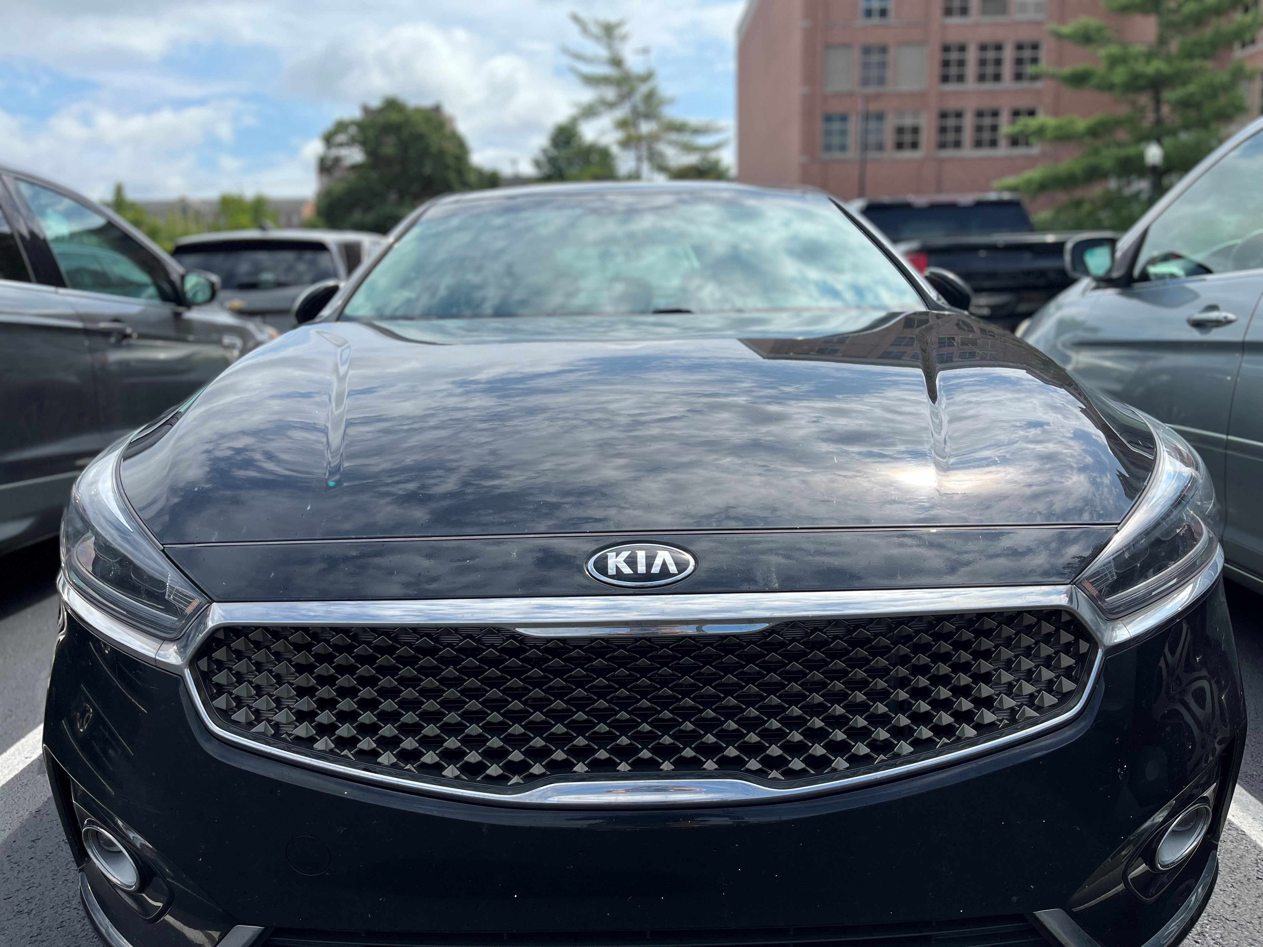 A Kia parked in a parking lot in Dayton. CORNELIUS FROLIK / STAFF