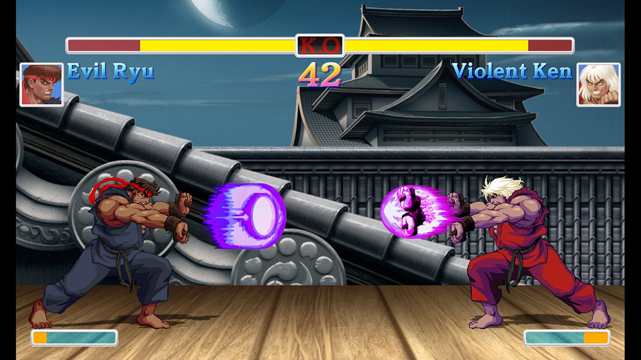 Ryu In-Game Image Hadoken, Images, Street Fighter II, Museum