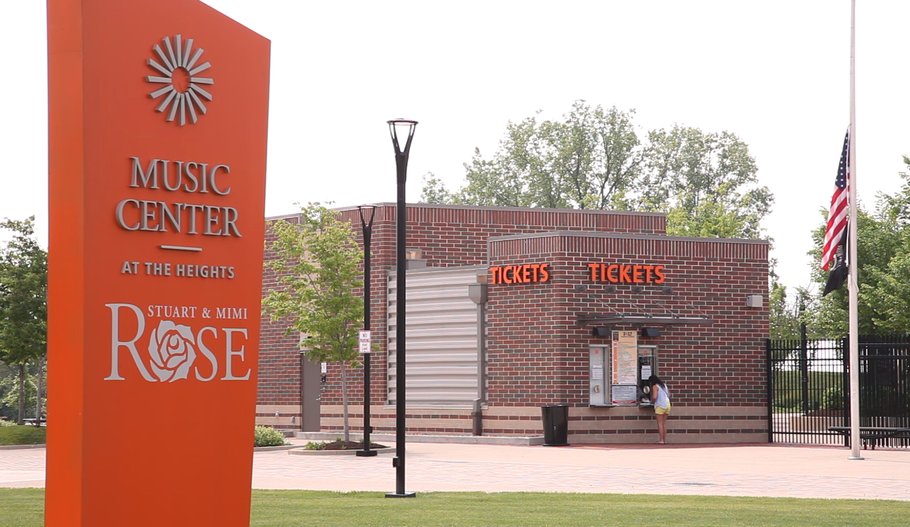 The Stuart and Mimi Rose Music Center at The Heights is a covered amphitheater in Huber Heights. TY GREENLEES / STAFF