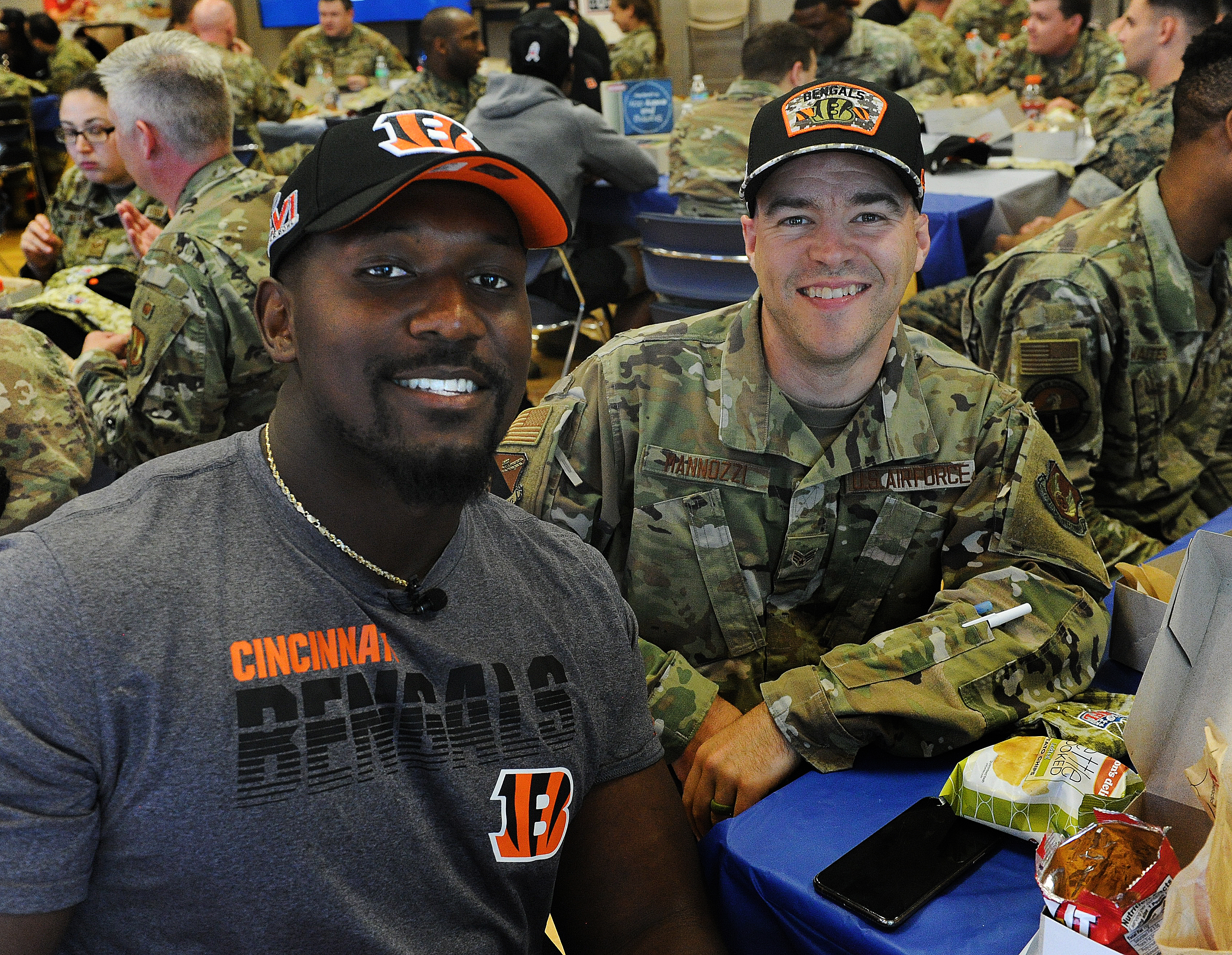 Cincinnati Bengals rookies visit WPAFB > Wright-Patterson AFB