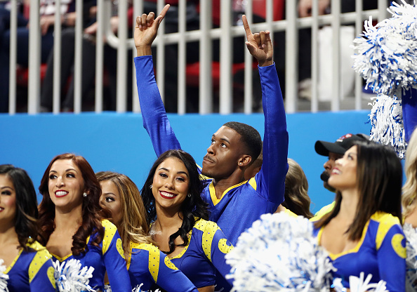 Male NFL Cheerleaders at Super Bowl for First Time