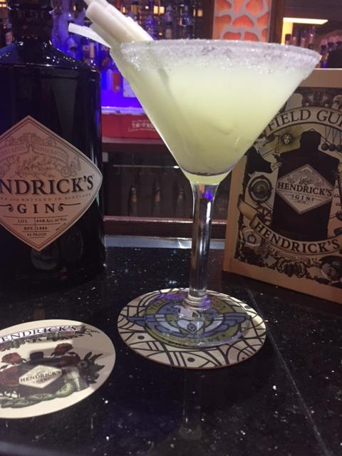 "The Sarla"at Sky Asian Cuisine, 4090 Wilmington Pike, Dayton. The cocktail is made with Hendrick's Gin, St. Germain Elderflower Liqueur, fresh mint, fresh lime and house-made cucumber puree. CONTRIBUTED