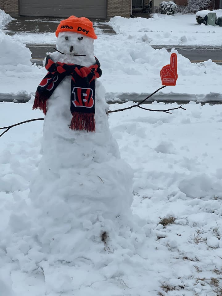 PHOTOS: Your Bengals-themed snowman photos