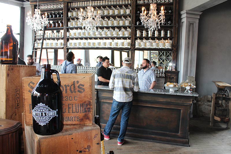 Crafted & Cured at 531 Wayne Ave. in Dayton hosted a "soft opening" on Wednesday, April 27, offering a peek at its 60 taps of craft beers and ciders, as well as bottled small-production wines. Beers are sold in sizes from 5-ounce tasting glasses to 64-ounce growlers. Cured meats are coming soon. Crafted & Cured is open from 3 p.m. to 9 p.m. daily. -- Mark Fisher