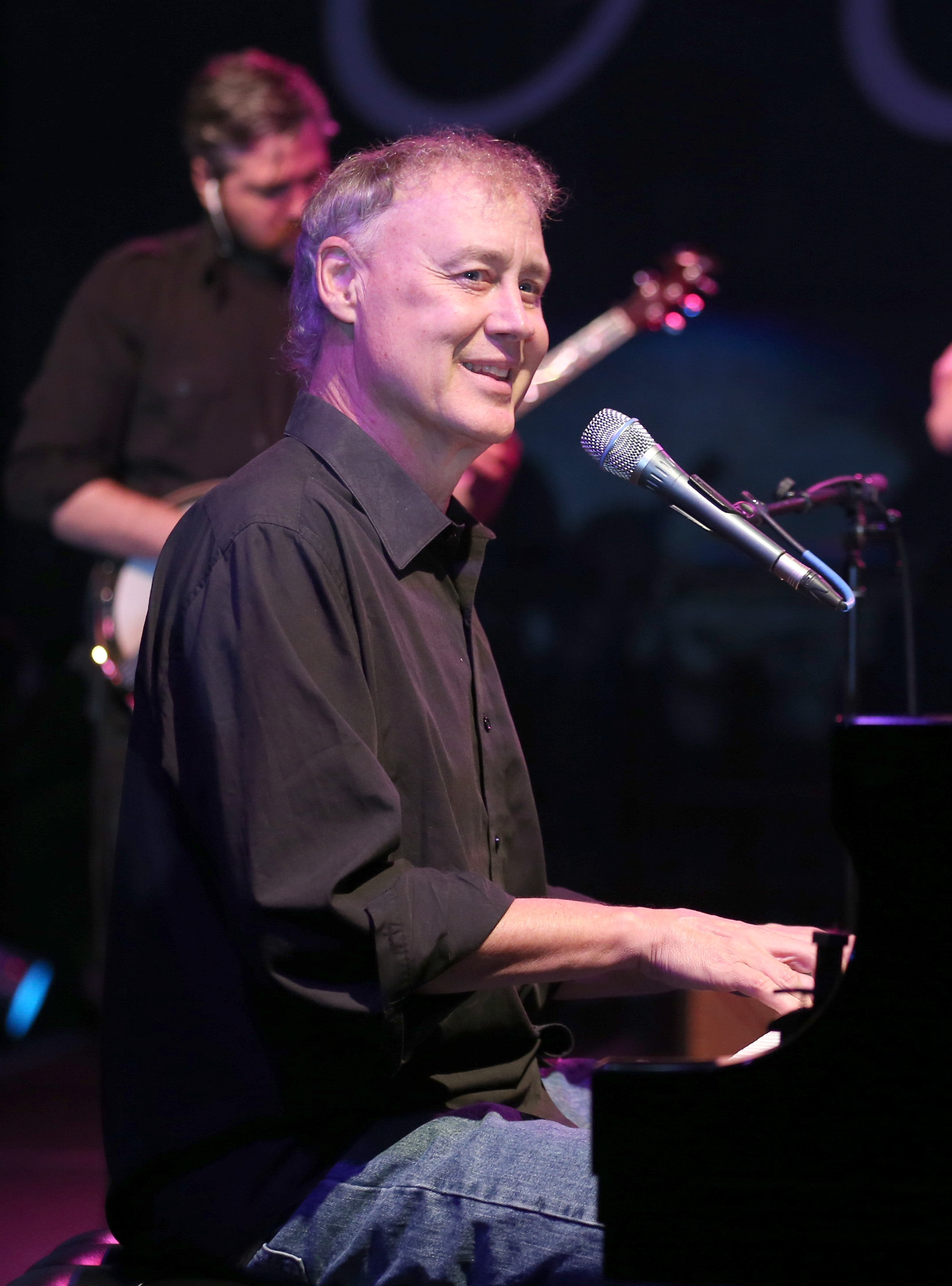 SAN SIMEON, CA - SEPTEMBER 06: Bruce Hornsby and the Noisemakers perform onstage at the Hearst Ranch barbeque, celebration and concert during Best Buddies Hearst Castle Challenge at Hearst Ranch on September 6, 2014 in San Simeon, California. (Photo by Mark Davis/Getty Images)
