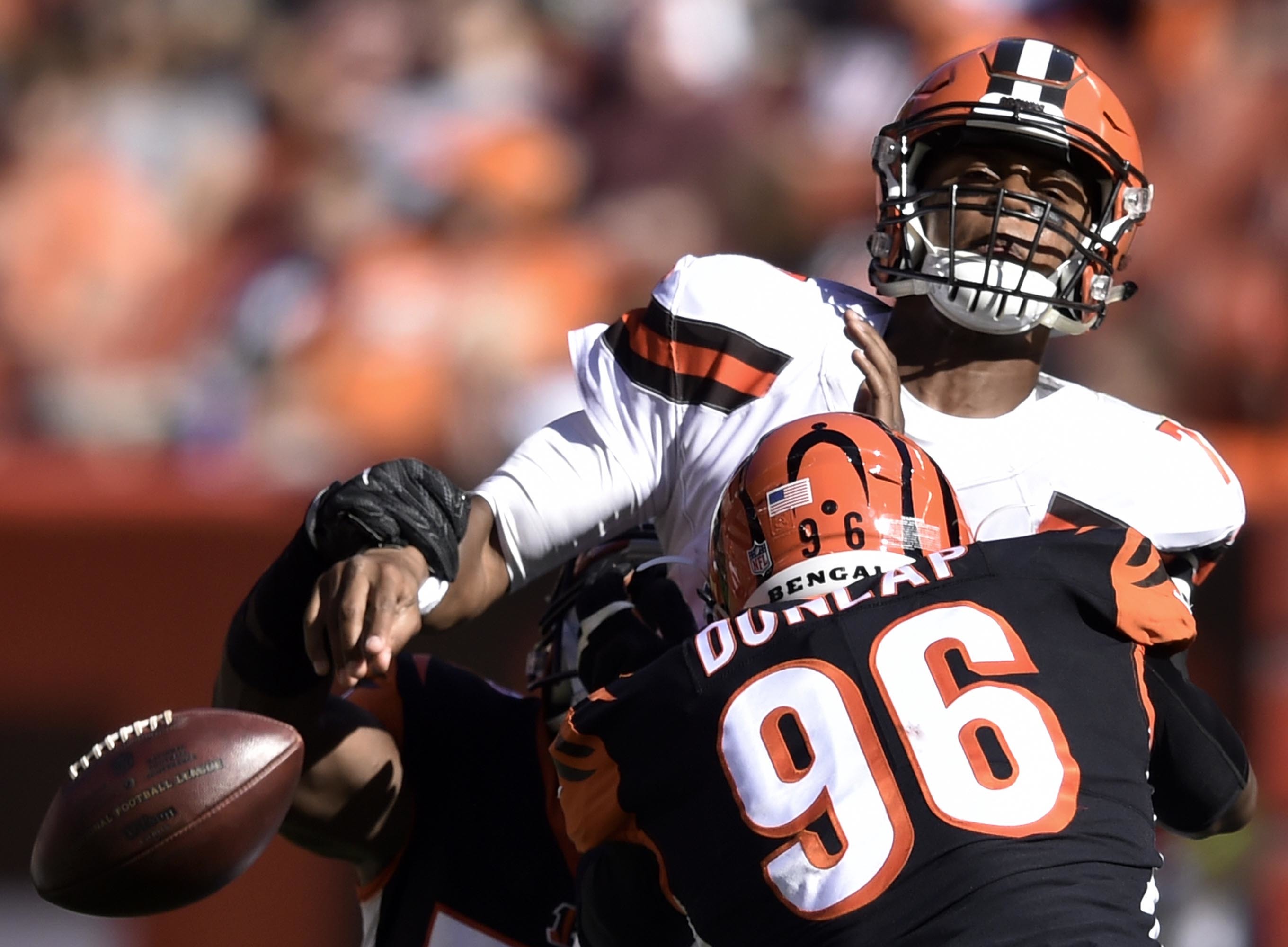 Bengals humiliated at times in loss to Browns