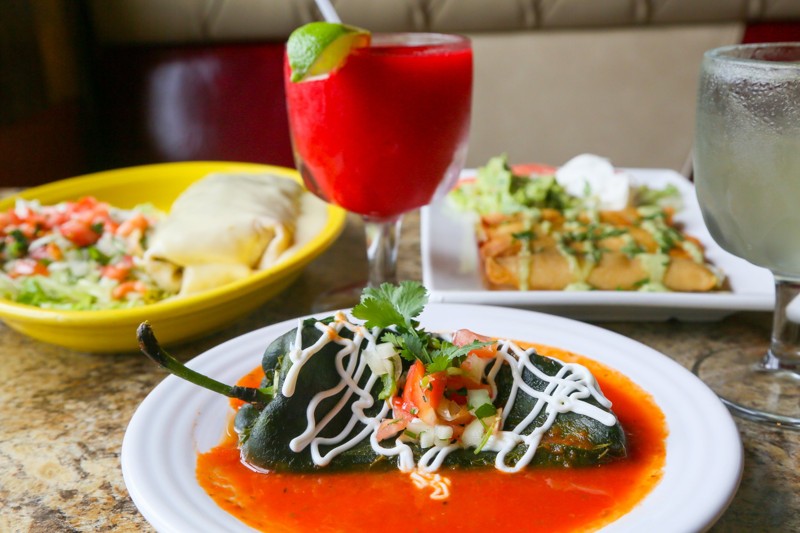 Chili Relleno at Tres Amigos Mexican Grill in Monroe.