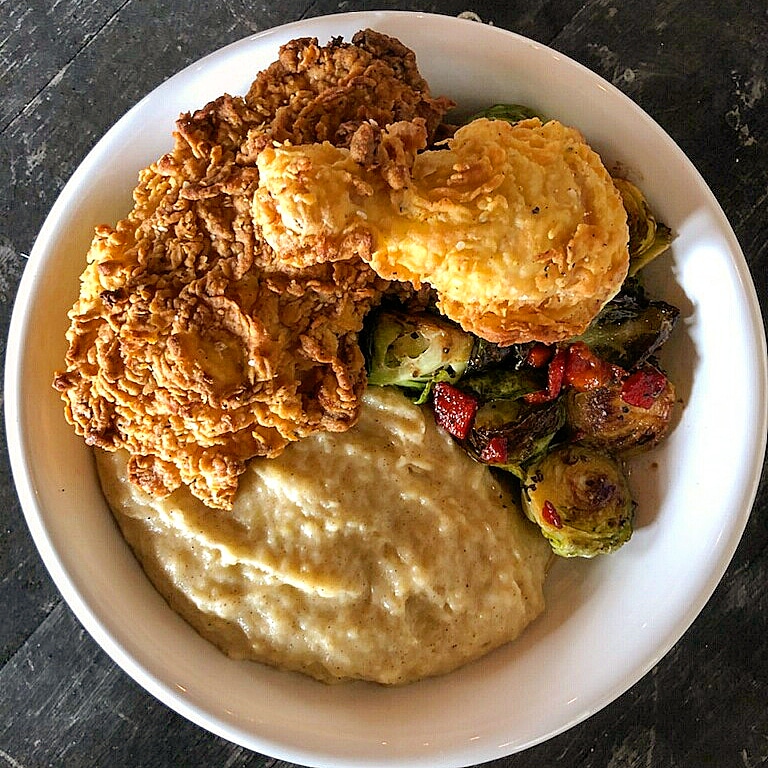 Mac's soon to be famous fried chicken at Mudlick Taphouse. CONTRIBUTED