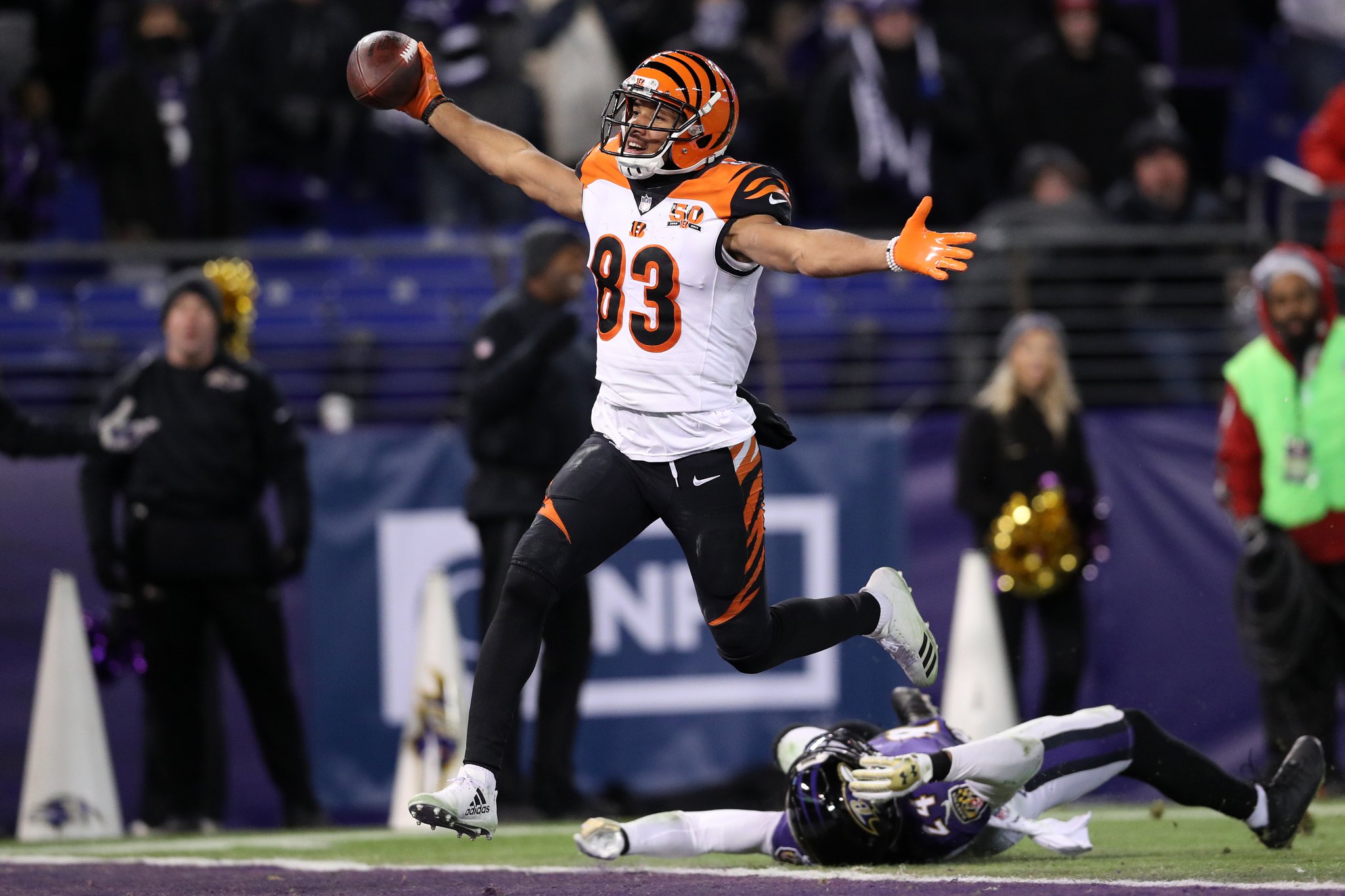 Cincinnati Bengals wide receiver Tyler Boyd (83) is seen during