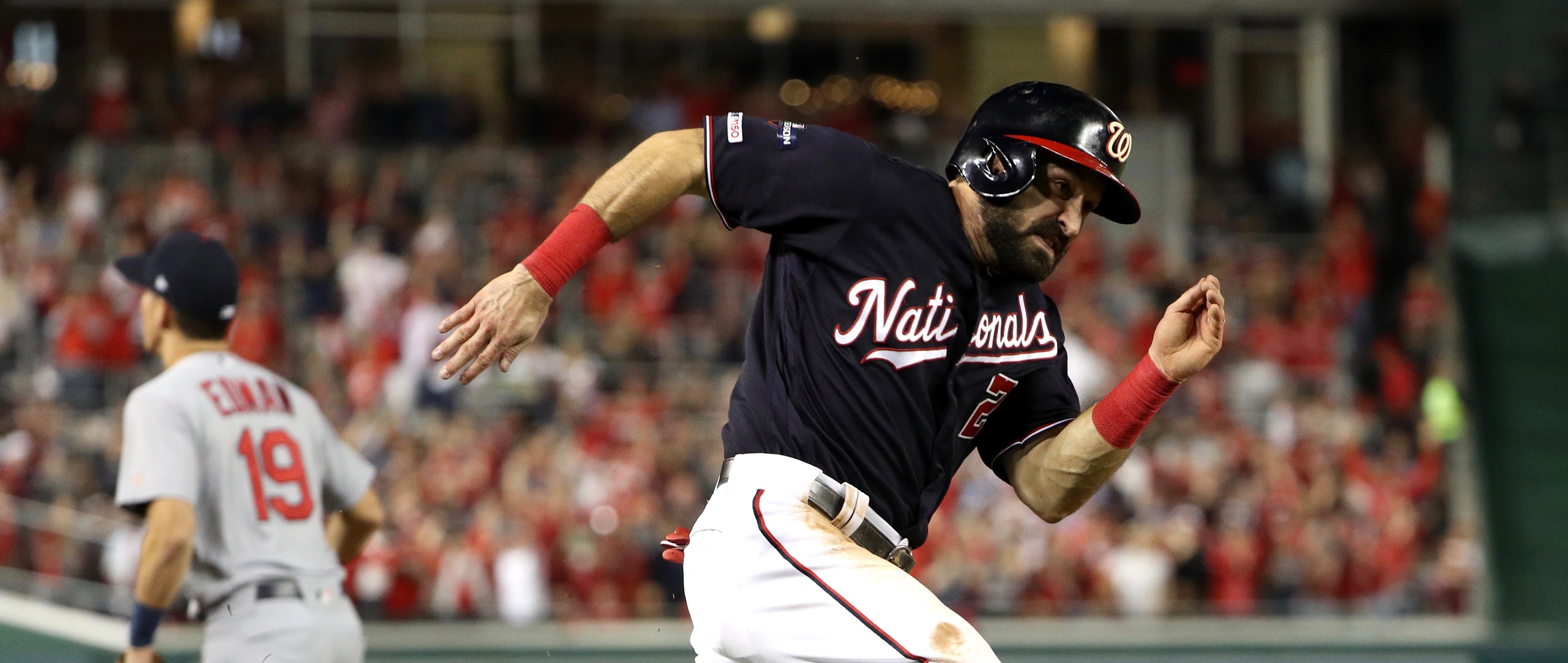 2019 NLDS/NLCS Game-Used Jersey: Anthony Rendon