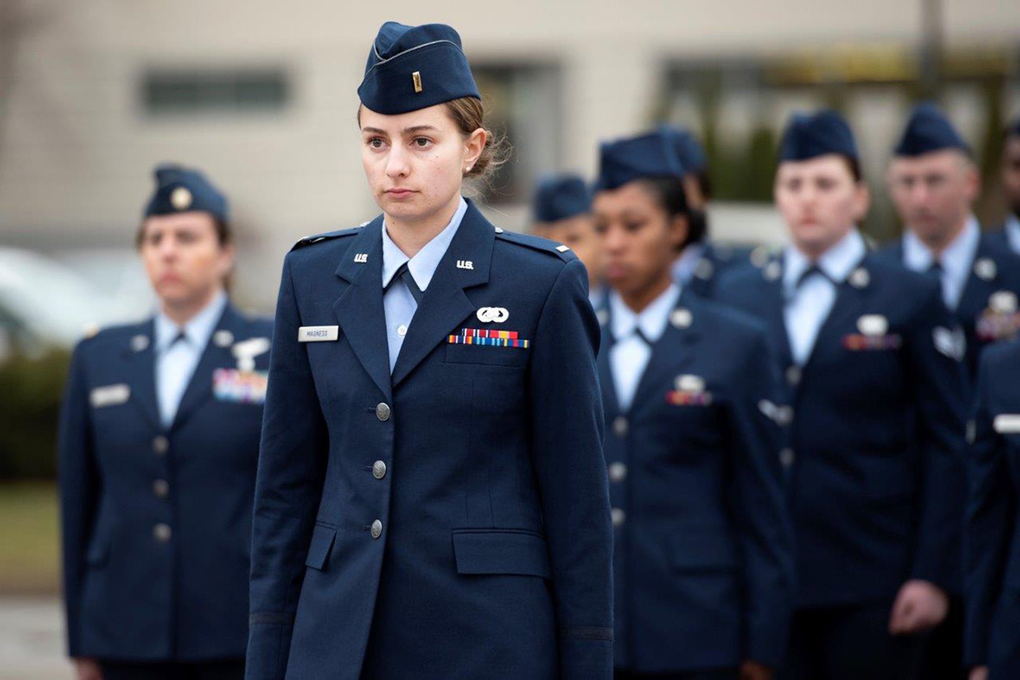 Air Force Female Service Cap, Headgear, Military
