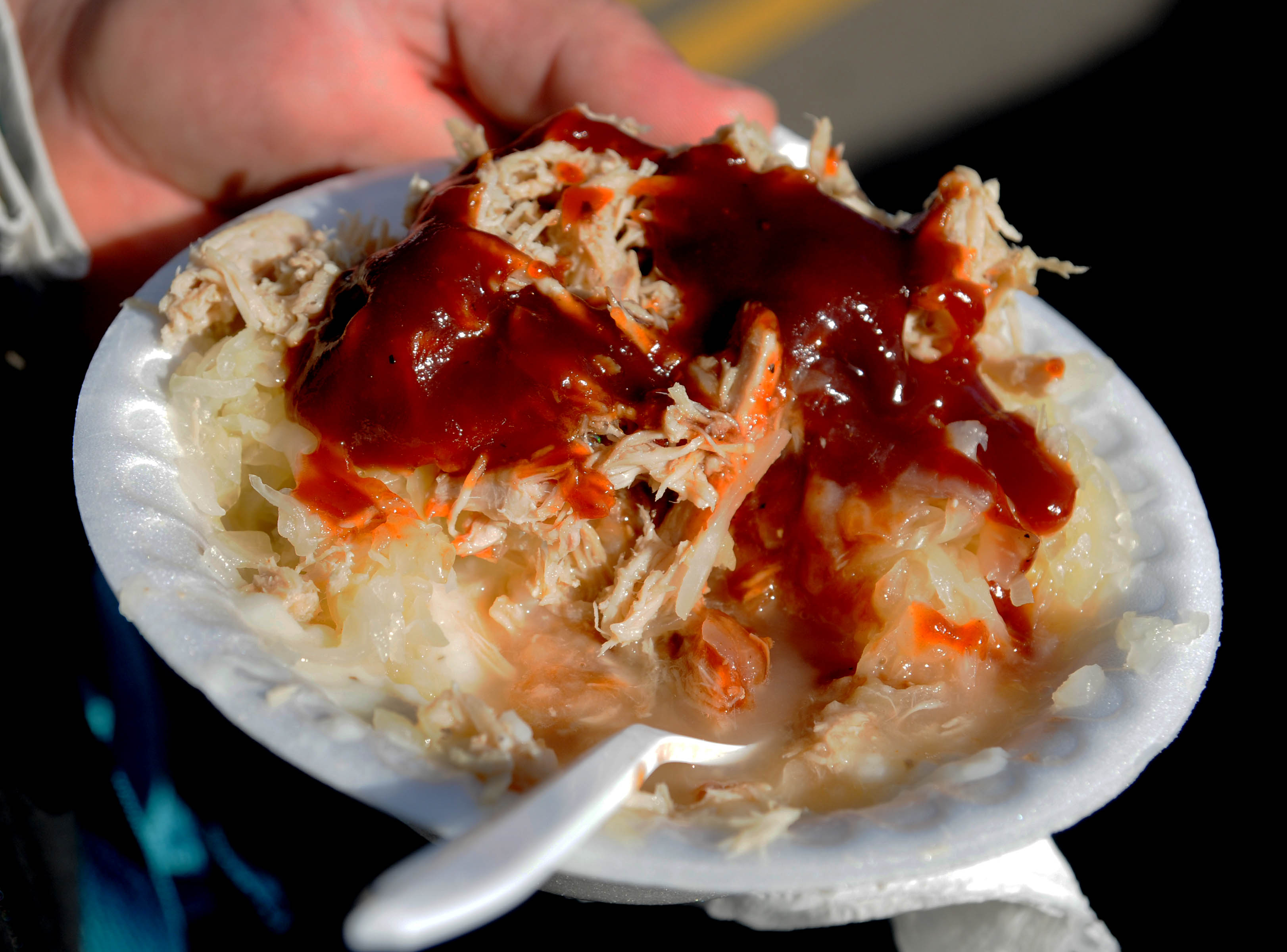 The 50th annual Ohio Sauerkraut Festival took place in downtown Waynesville over the weekend on Saturday, Oct. 12 and Sunday, Oct. 13. The festival combines 60 sauerkraut-related food items with 460 craftspeople from 25 states and attracts over 350,000 people annually. DAVID MOODIE / CONTRIBUTING PHOTOGRAPHER