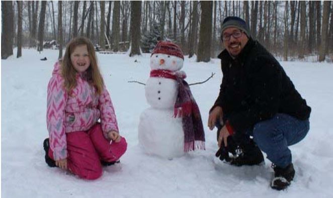 The 2017 winners of Beavercreek Parks & Rec's "Do You Want To Build A Snowman?" Contest. CONTRIBUTED