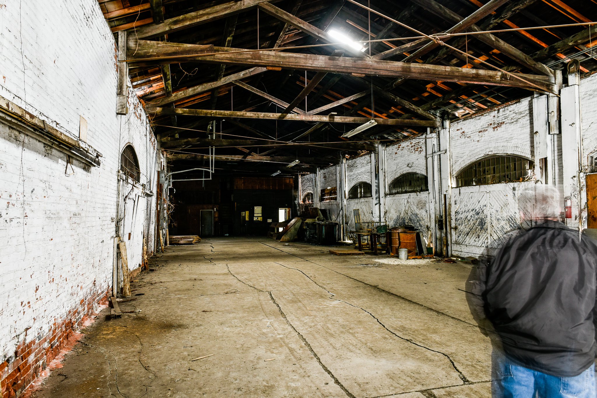 A group of citizens has launched an effort to create a market in Hamilton along the lines of Cincinnati’s Findlay Market in a former railroad freight house on Maple Avenue in Hamilton. The building is owned by Cohen Brothers, the recycling company, which is helping explore options for the facility’s future. NICK GRAHAM/STAFF