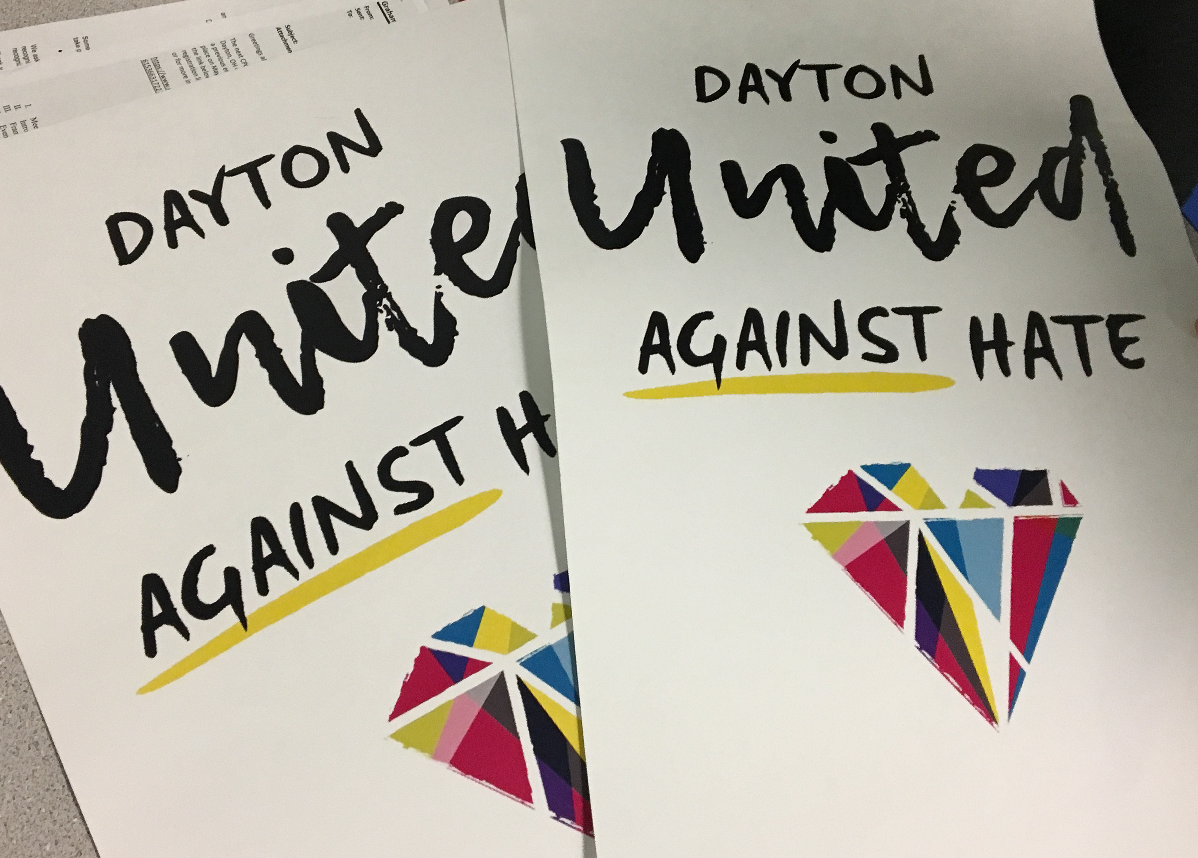 A Dayton United Against Hate campaign was created to counter a KKK group’s message but organizers hope the effort continues after a May 25 Klan rally. CHRIS STEWART / STAFF