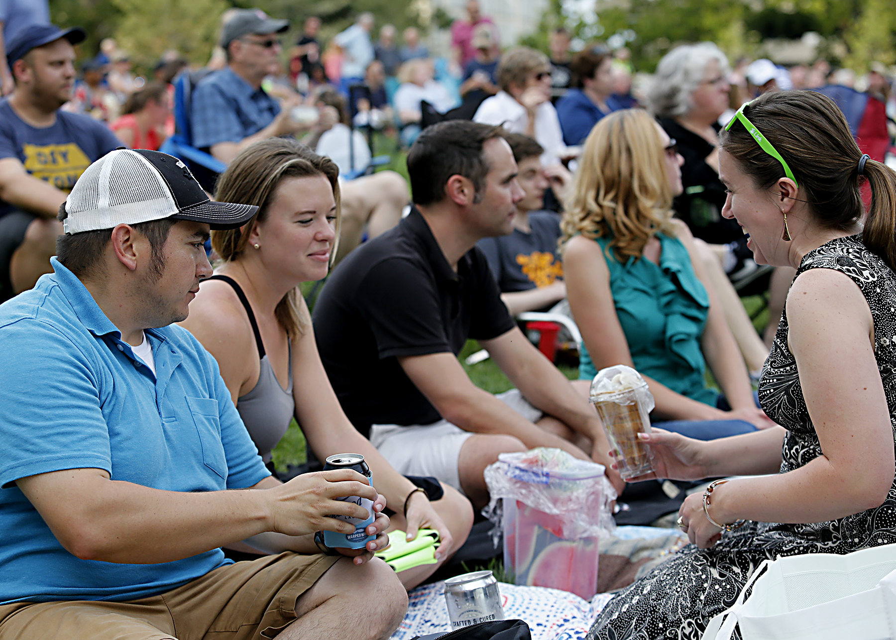 The Levitt Pavilion Dayton held its grand opening on Thursday, Aug. 9, 2018, with a concert by Gina Chavez. Construction of the new venue started in January 2018 on the former Dave Hall Plaza at South Main and East Fifth streets. CONTRIBUTED BY E.L. HUBBARD