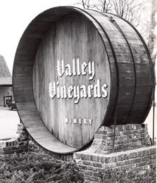 A view of the well-known Valley Vineyards sign seen in decades past. CONTRIBUTED