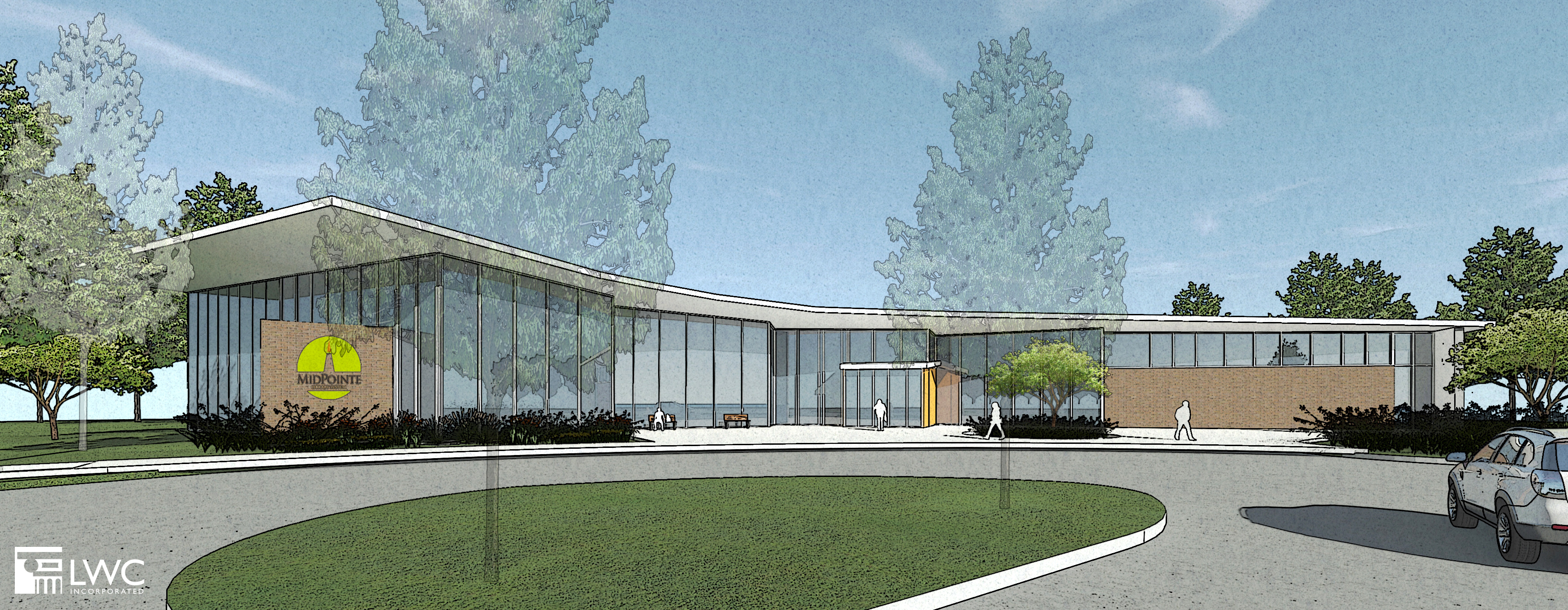 1st look: Officials share early rendering of new Liberty Twp. library