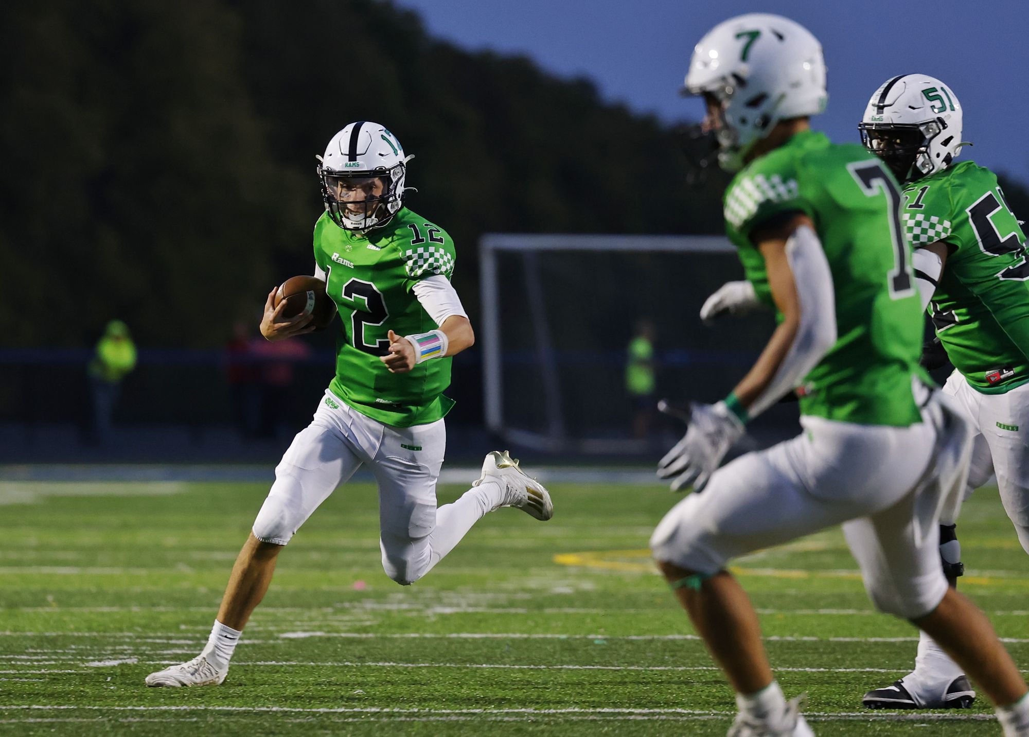 Who made the Division II III All Ohio football teams