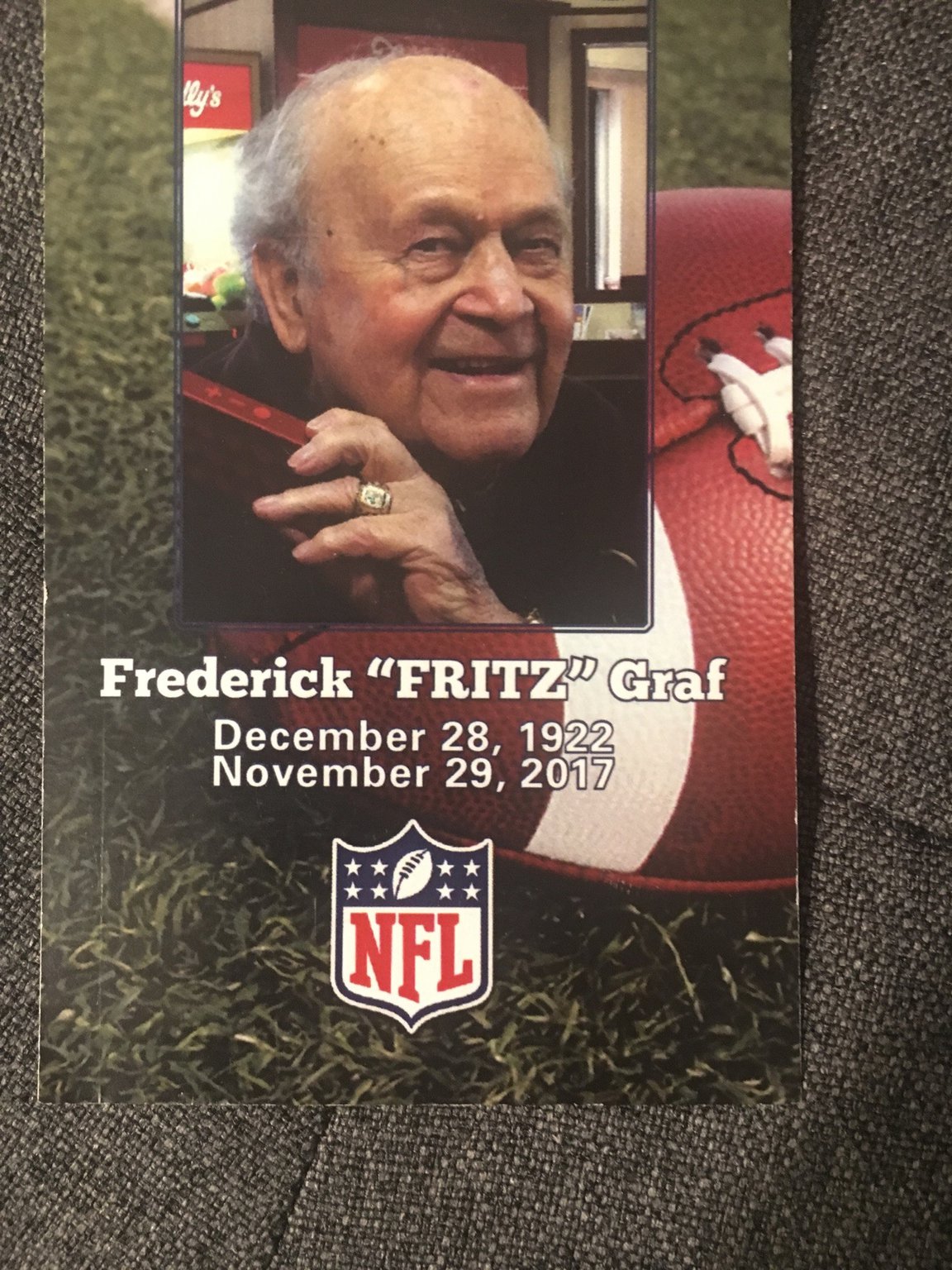 Legendary NFL referee Fritz Graf, the great grandfather of Alter football player Matthew Schimpf. CONTRIBUTED