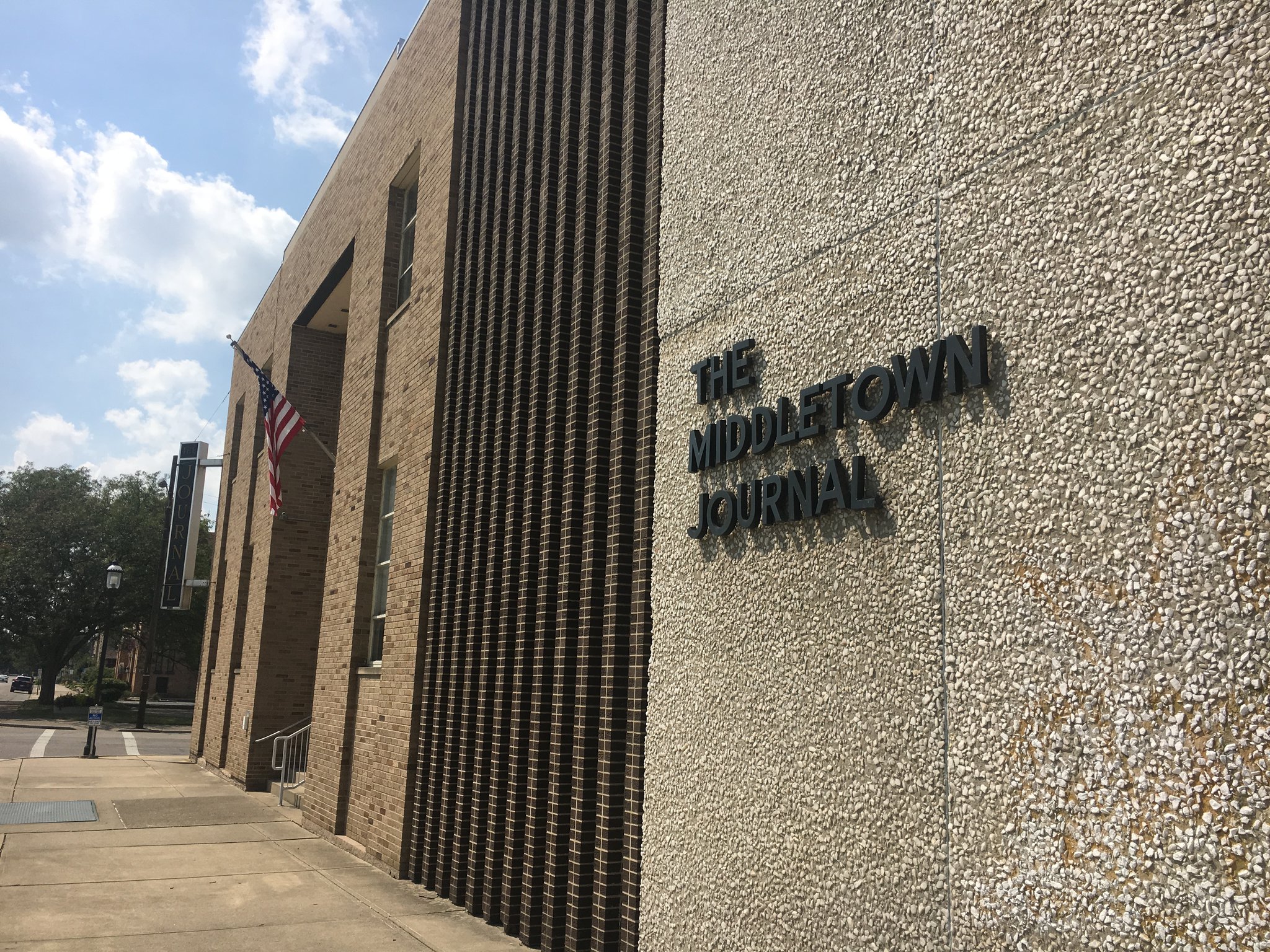 Former newspaper building back on the market in Middletown