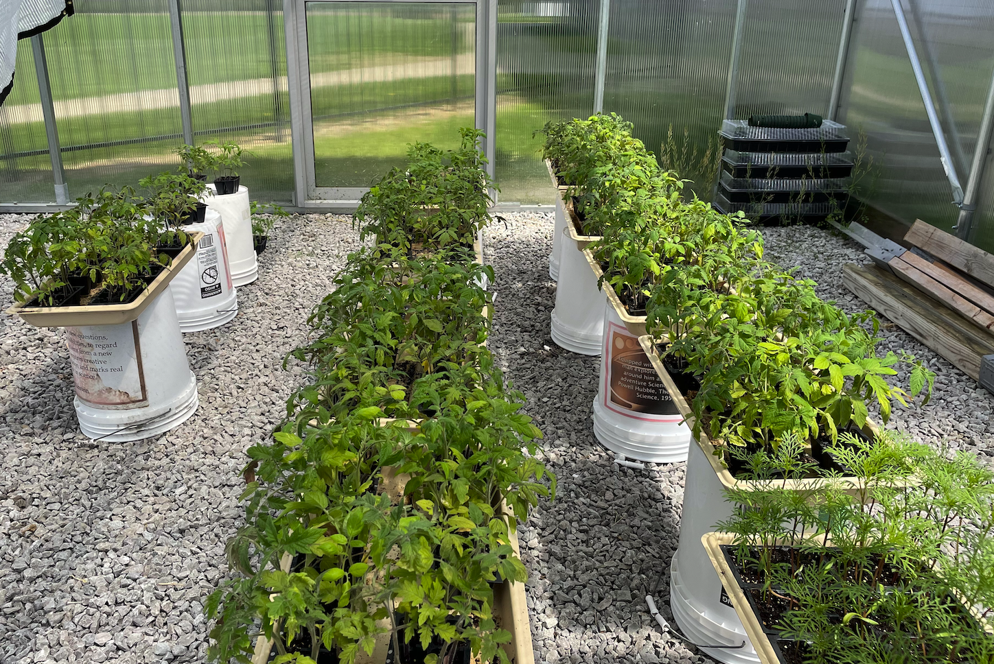 Talawanda Middle School's outdoor science lab allows students to