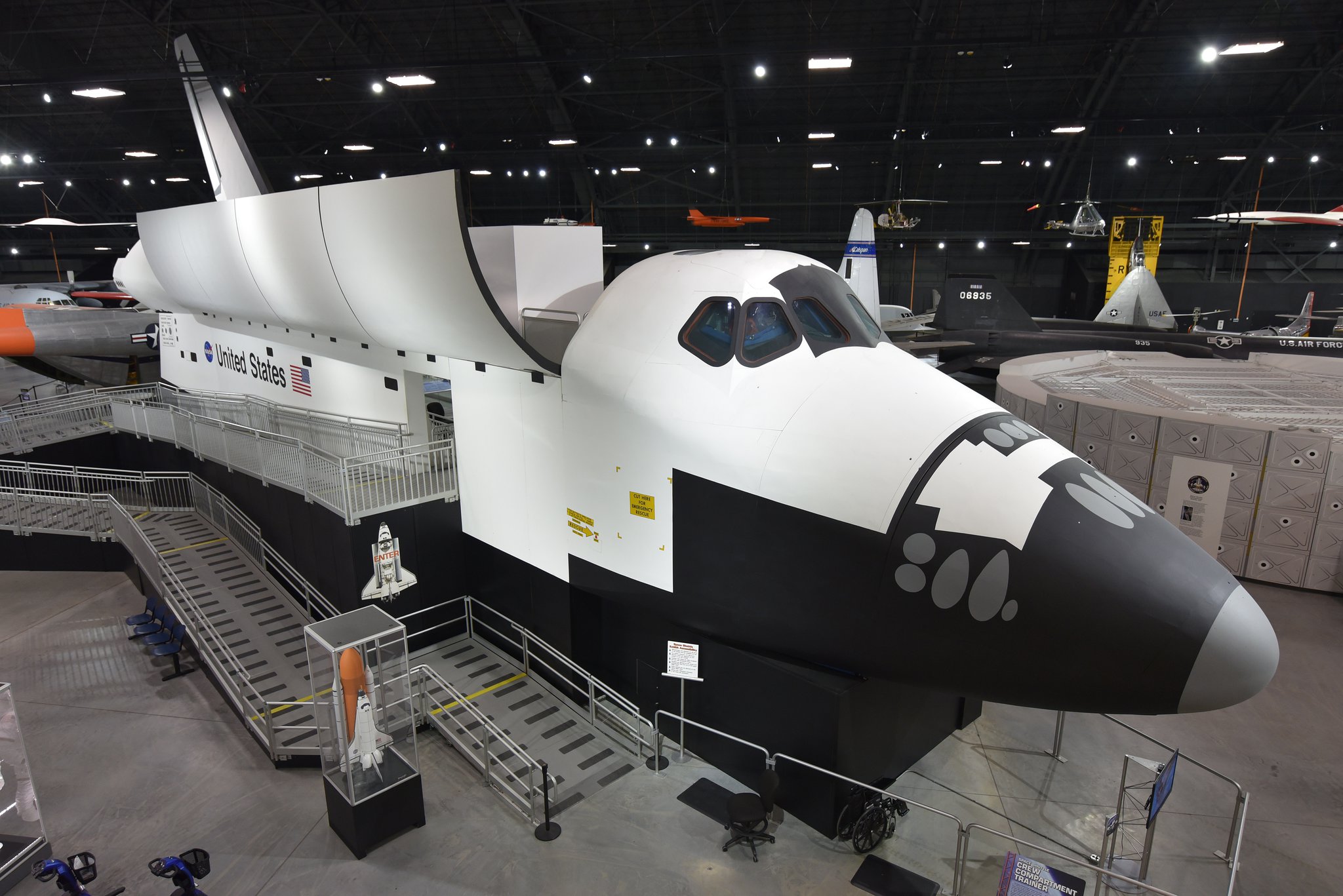The Space and Research and Development Galleries are favorites of David Tillotson, director of the National Museum of the U.S. Air Force. CONTRIBUTED
