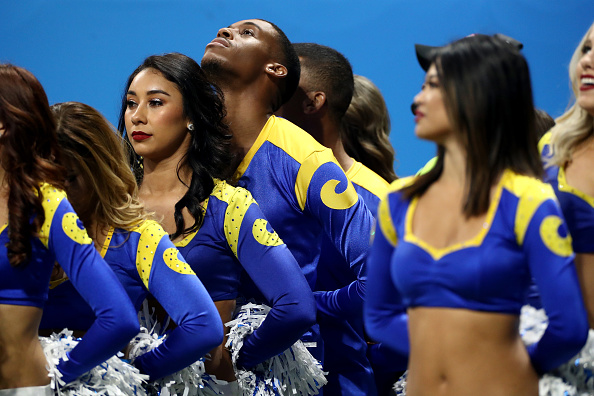 First male cheerleaders make Super Bowl history