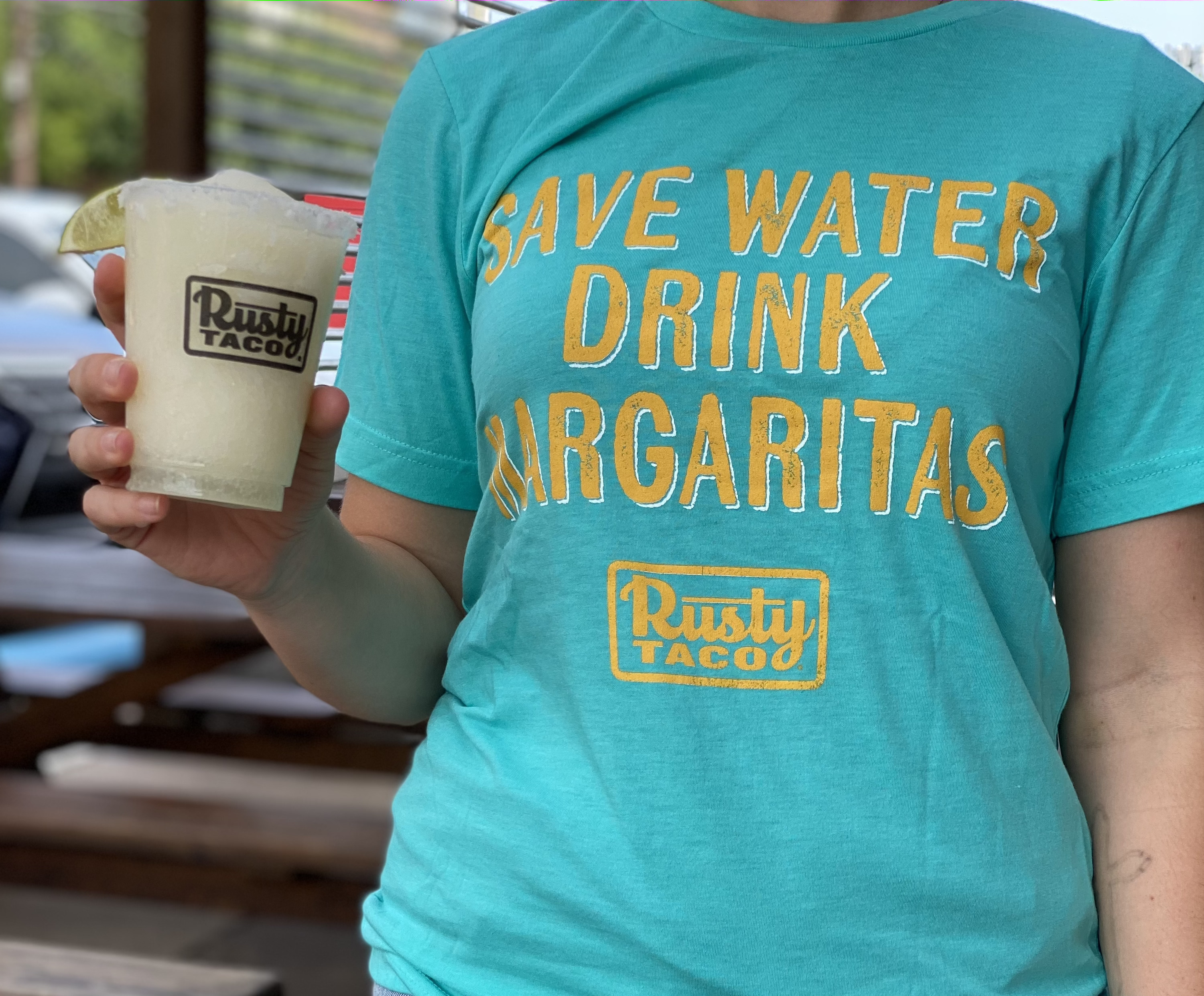 Rusty Taco is celebrating both National Margarita Day and Palindrome Day with $2.22 house margaritas, frozen or on the rocks.