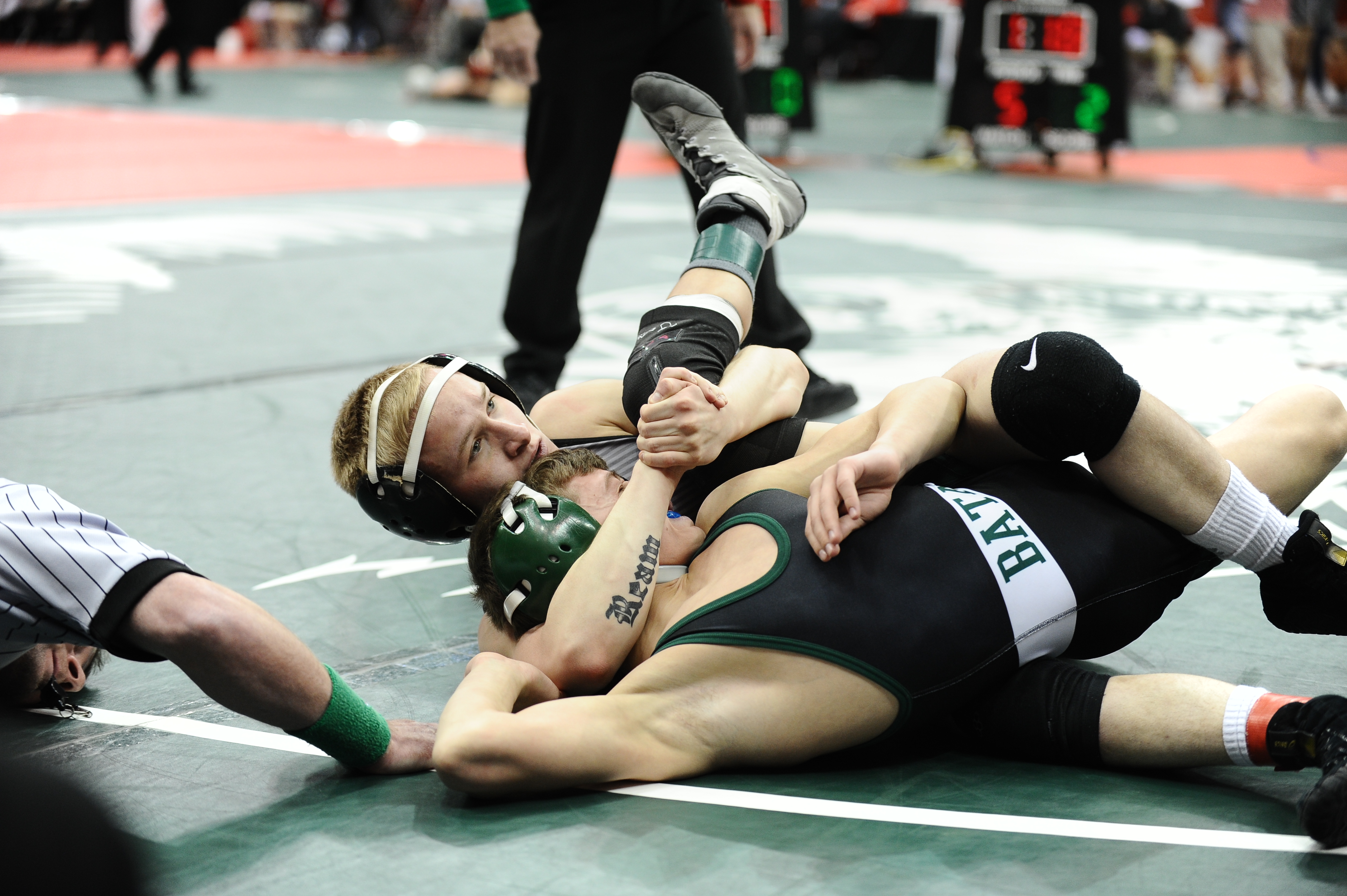 State Wrestling Graham Leads Division Ii Race After Day 2