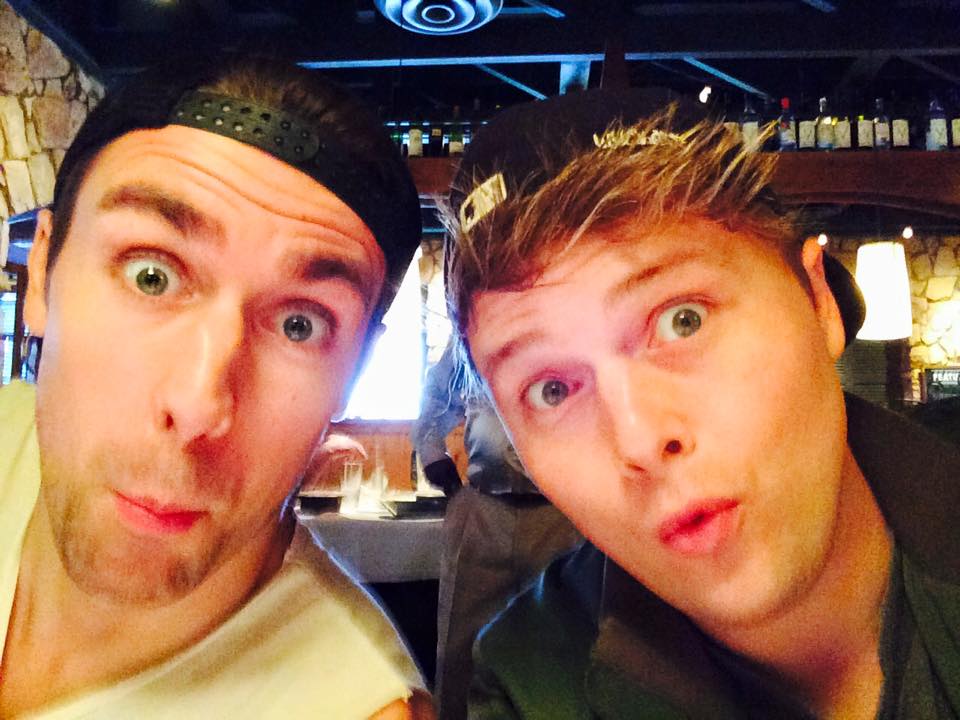 Actors Gavin Eastlack and Chad Wyckoff. CONTRIBUTED