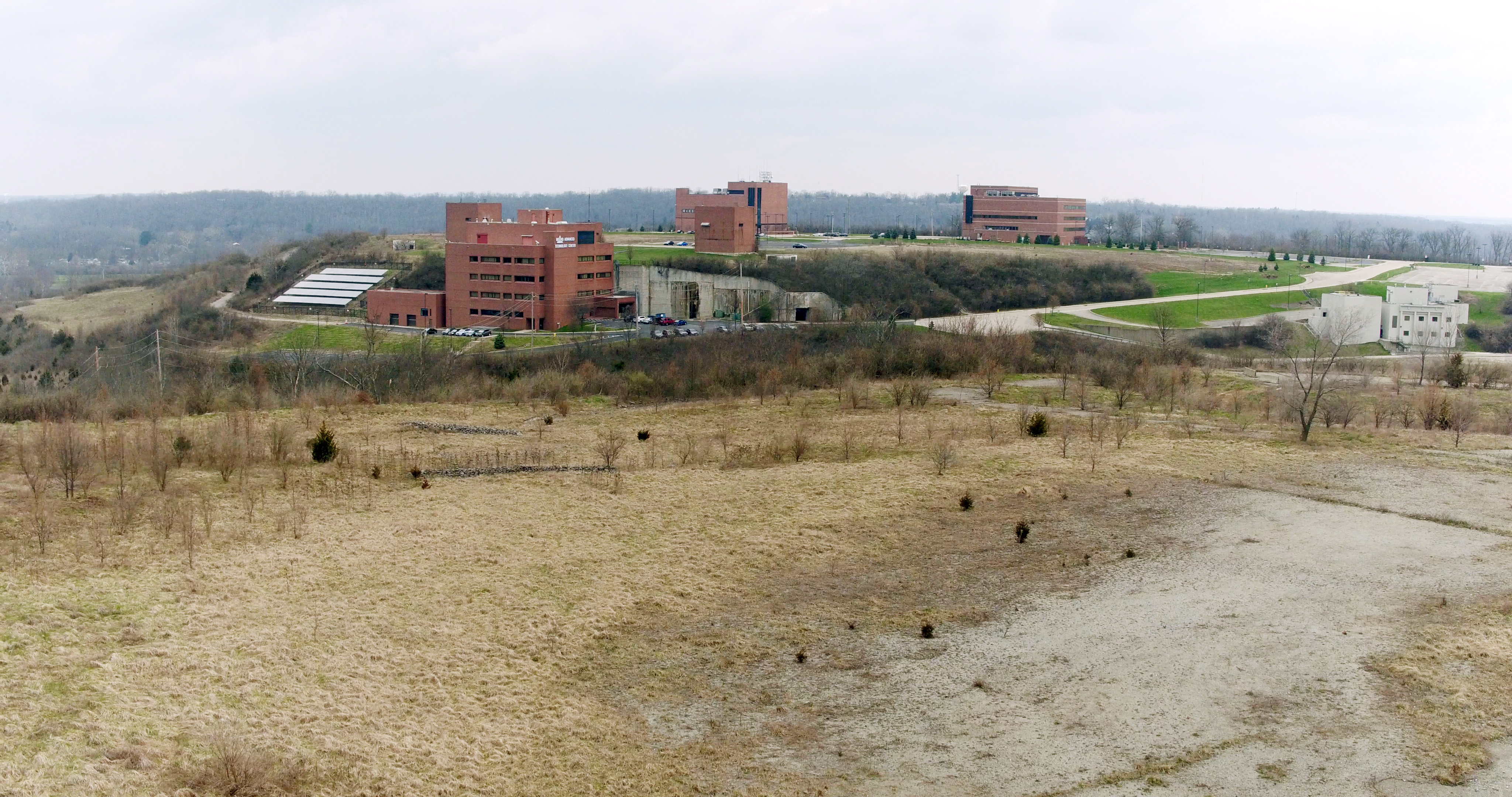 Completed in 1948 and shut down in 2003, the Mound Laboratories in Miamisburg have become the Mound Business Park which is managed by the Mound Development Corporation. Currently, more than a dozen companies are located at Mound. TY GREENLEES / STAFF