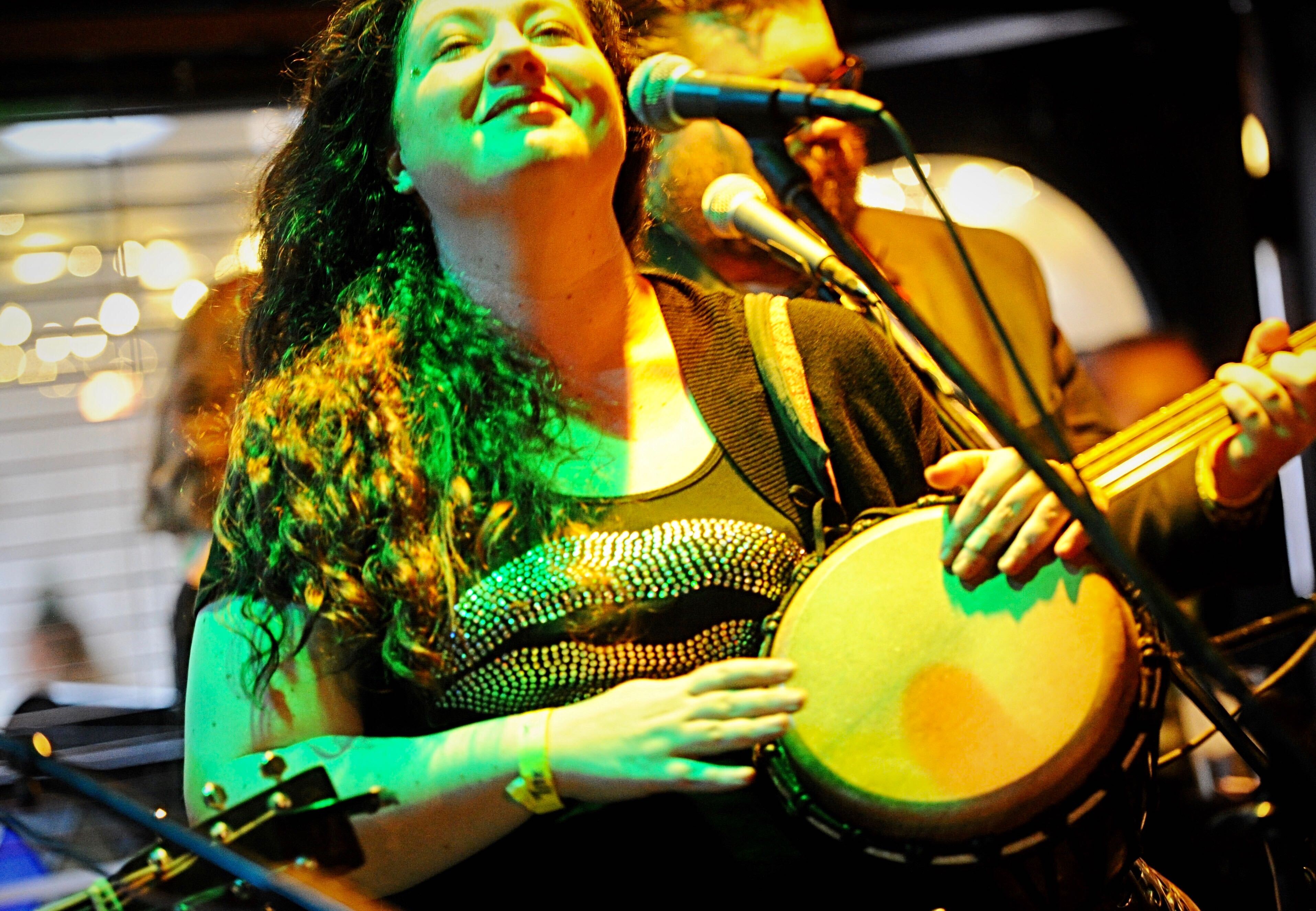 Jameson’s Folly, entertains guests on St. Patrick’s Day at the Dublin Pub, Wednesday morning.
MARSHALL GORBY/STAFF