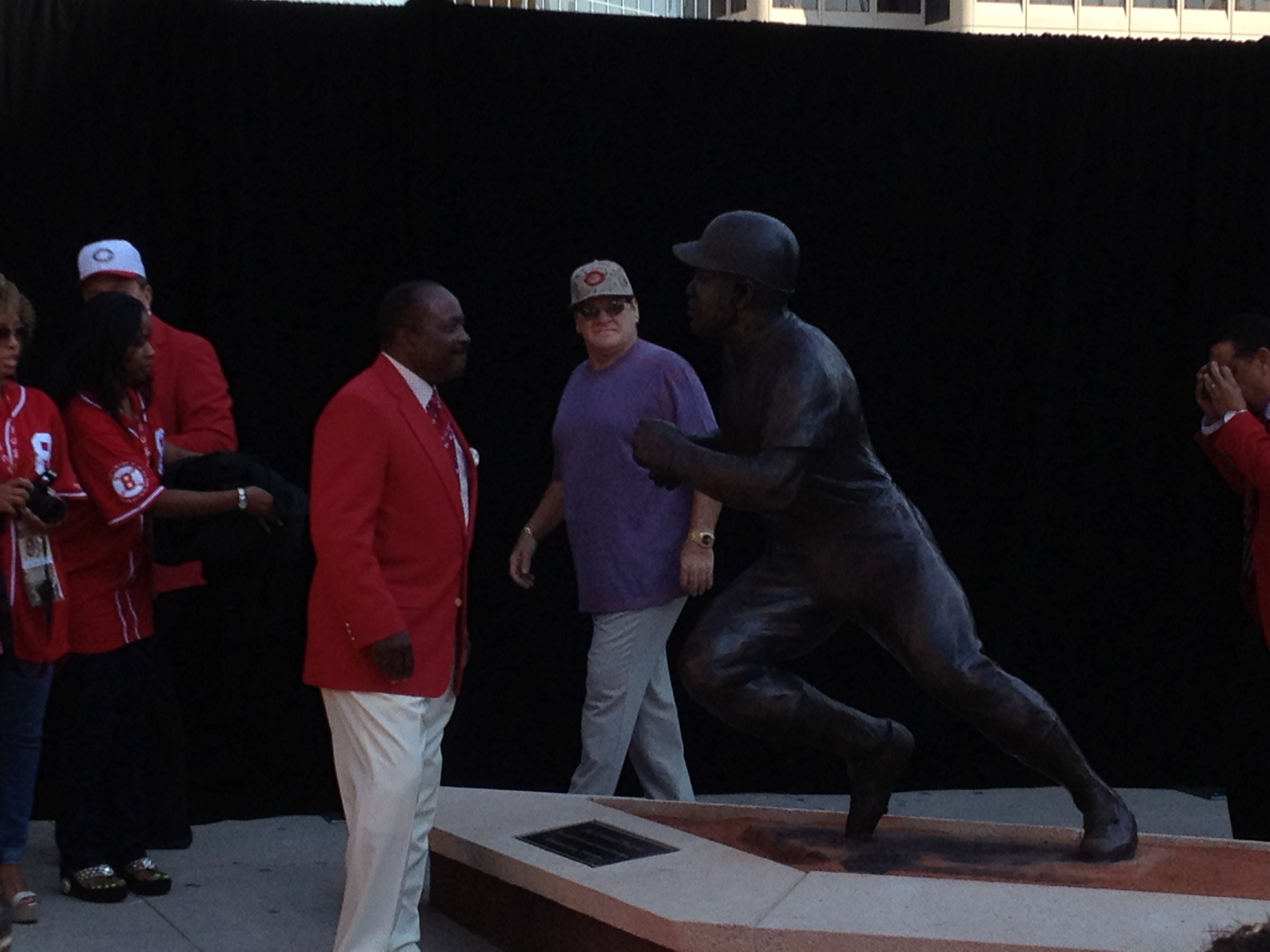 Joe Morgan statue dedication ceremony at Great American Ball Park