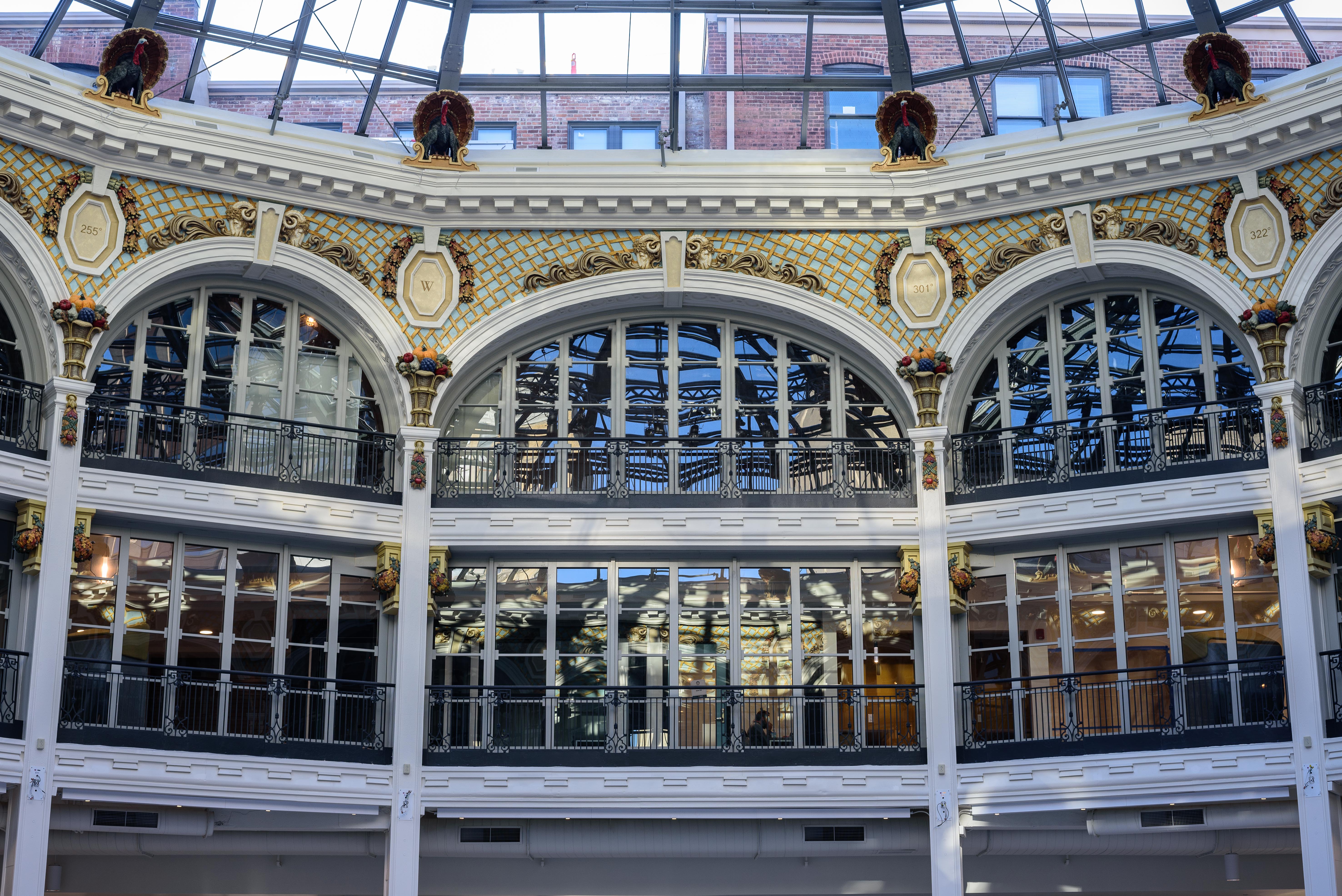 The public will soon be able to get its first glimpse of the restored Dayton Arcade. A two-day Arcade Festival, held in conjunction with downtown Dayton’s Art in the City, will take place Aug. 6 and 7.
TOM GILLIAM / CONTRIBUTING PHOTOGRAPHER