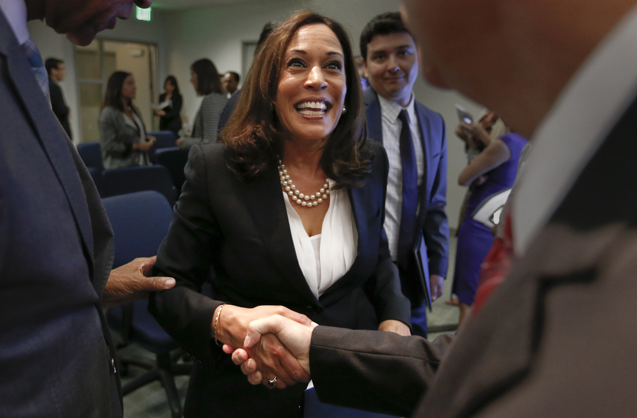 Kamala Harris photo from her time as the Attorney General for the state of California.