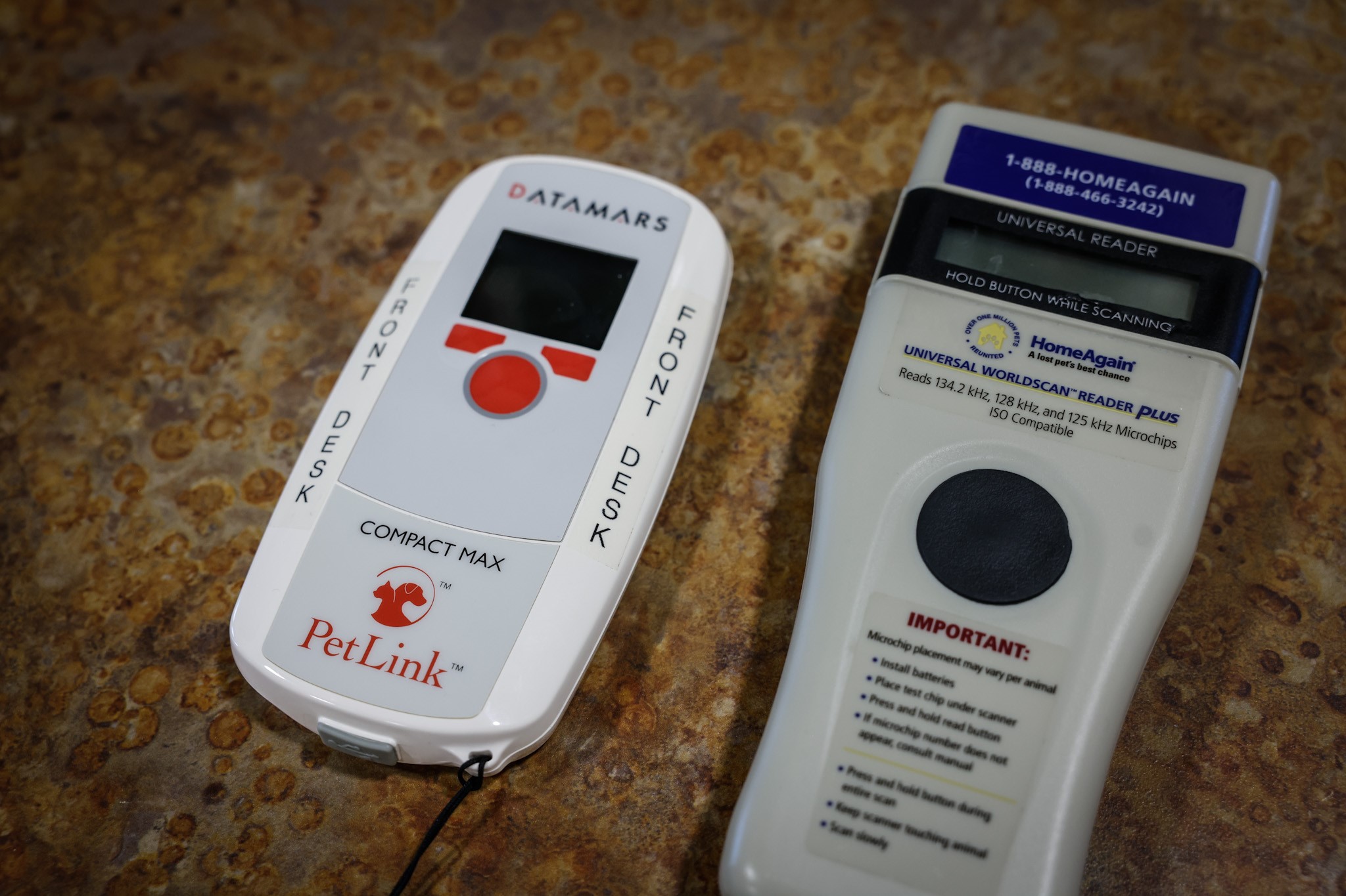 Microchip scanners are now being used by police to attempt to identify lost pets before they end-up at the Animal Resource Center. JIM NOELKER/STAFF