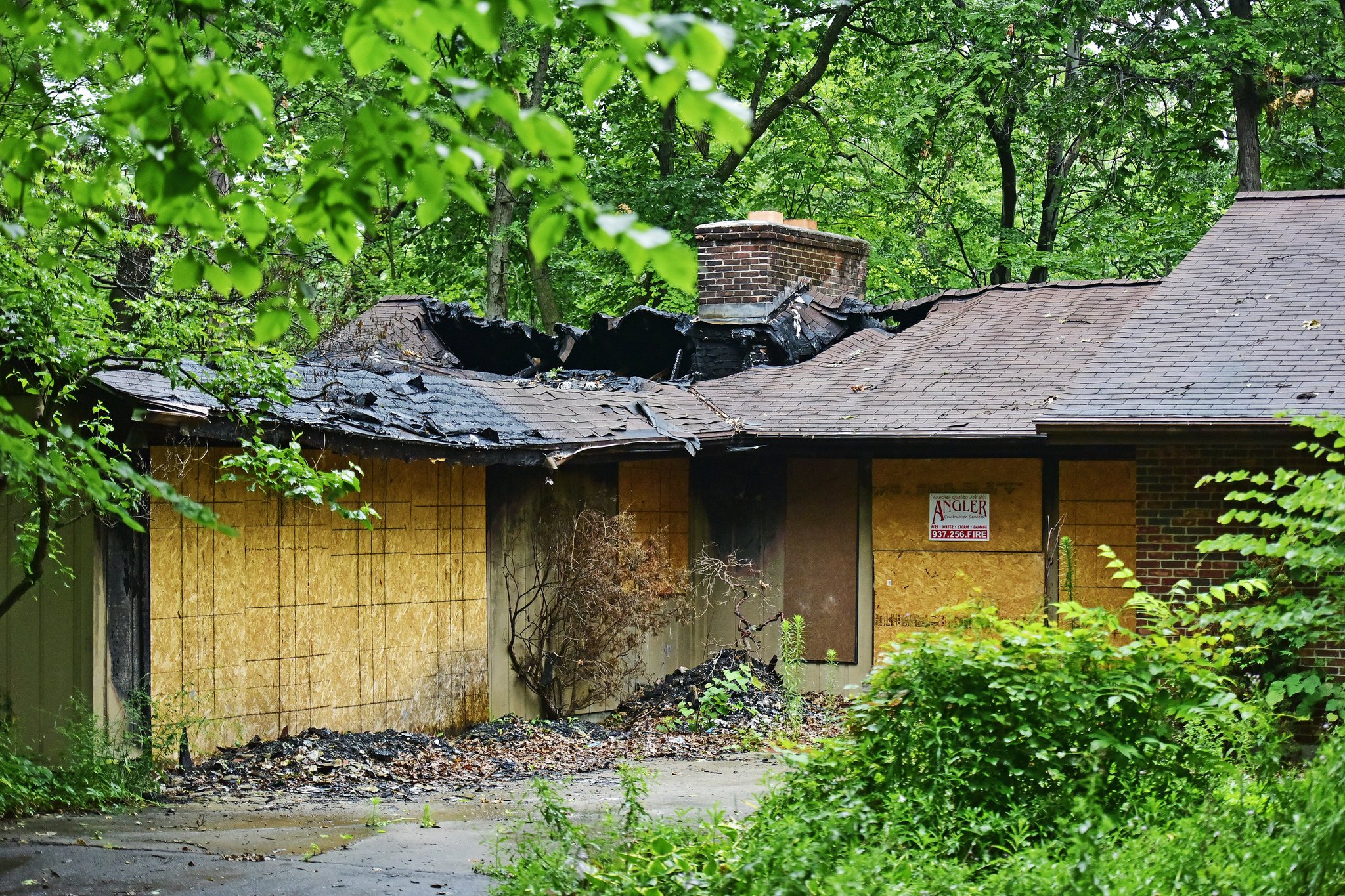 Ross Compton is facing aggravated arson and insurance fraud charges for allegedly setting fire to this Court Donegal house in September 2016. The fire caused nearly $400,000 in damages to the house.