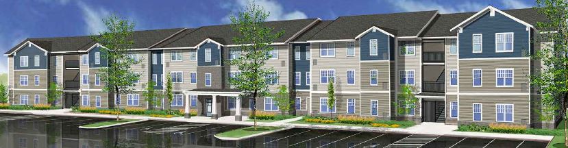 Plans for new senior housing in Kettering include 51 units over three stories on the former site of the Ohio Bell/AT&T building on Woodman Drive.  CONTRIBUTED