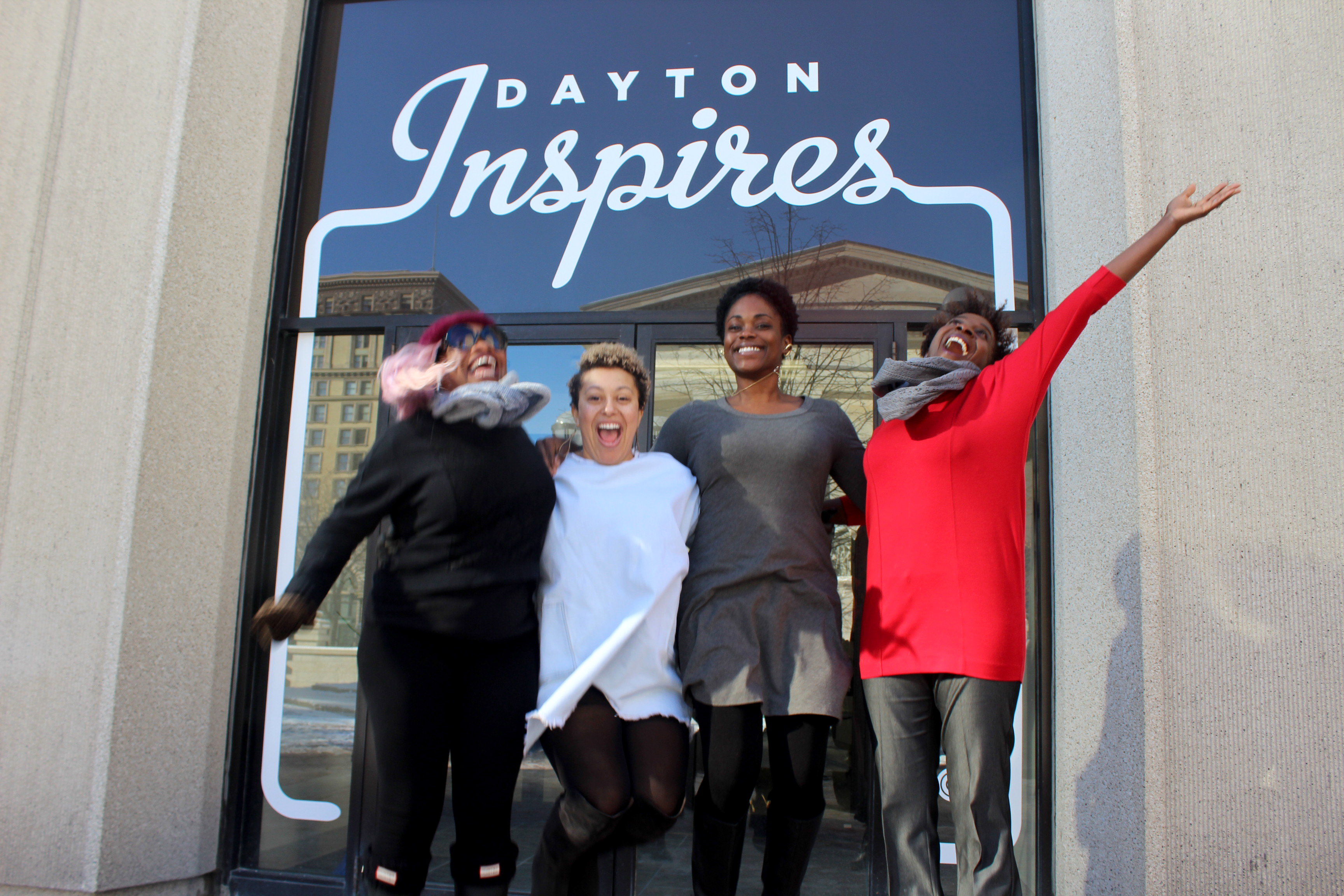 The Downtown Browns are made up of Lisa Scott of Beaute Box Lashes Dayton; Jasmine Brown of De’Lish Cafe, Kate Rivers of Twist Cupcakery and Juanita Darden-Jones of Third Perk Coffeehouse & Wine Bar.