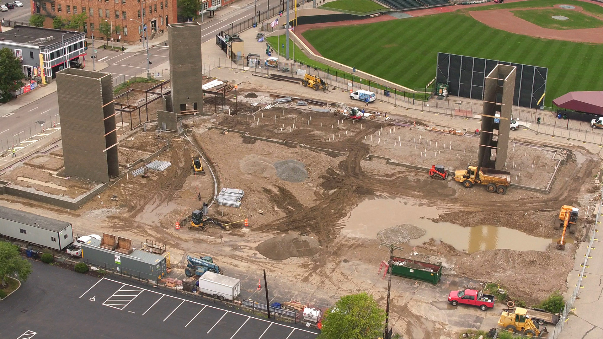 Apartments with ballpark view being built in downtown Dayton