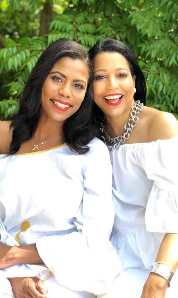 Omarosa Manigault-Newman and her best friend Shannon Jackson of Dayton.