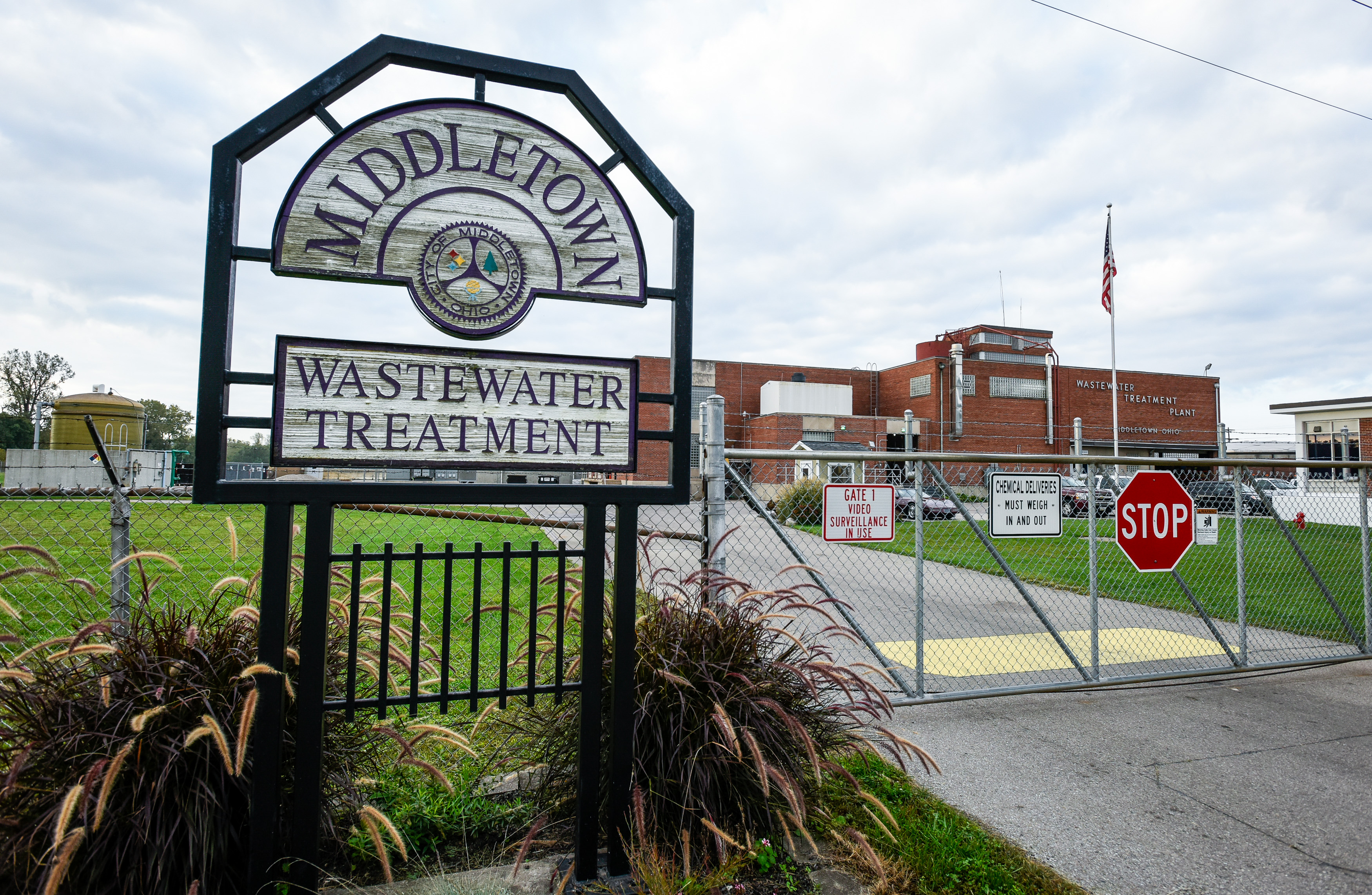 The Middletown Wastewater Treatment Plant on Oxford State Road.
