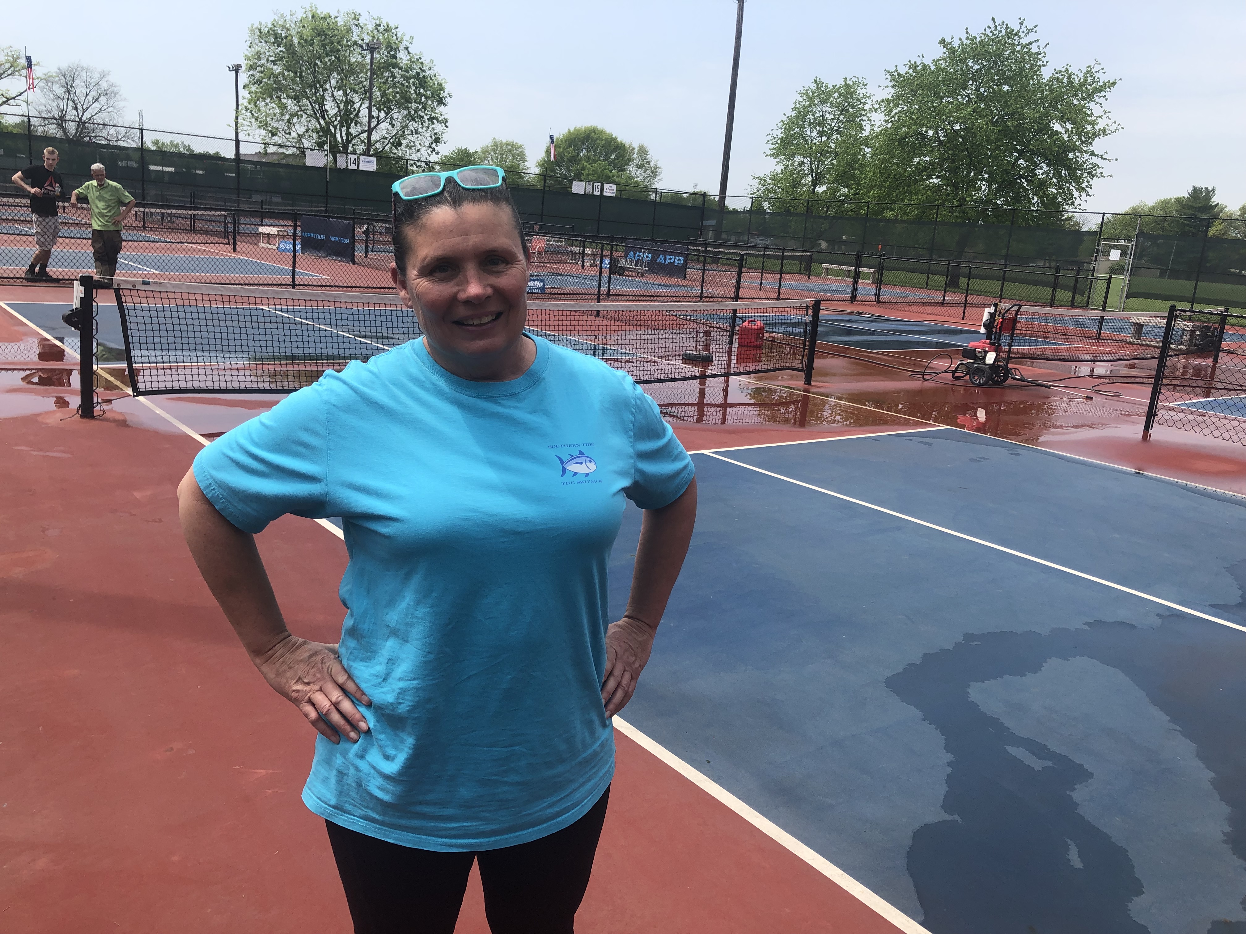 Michell Cook, tournament director, said Middletown is fortunate to host such a prestigious pickleball tournament. RICK McCRABB/STAFF