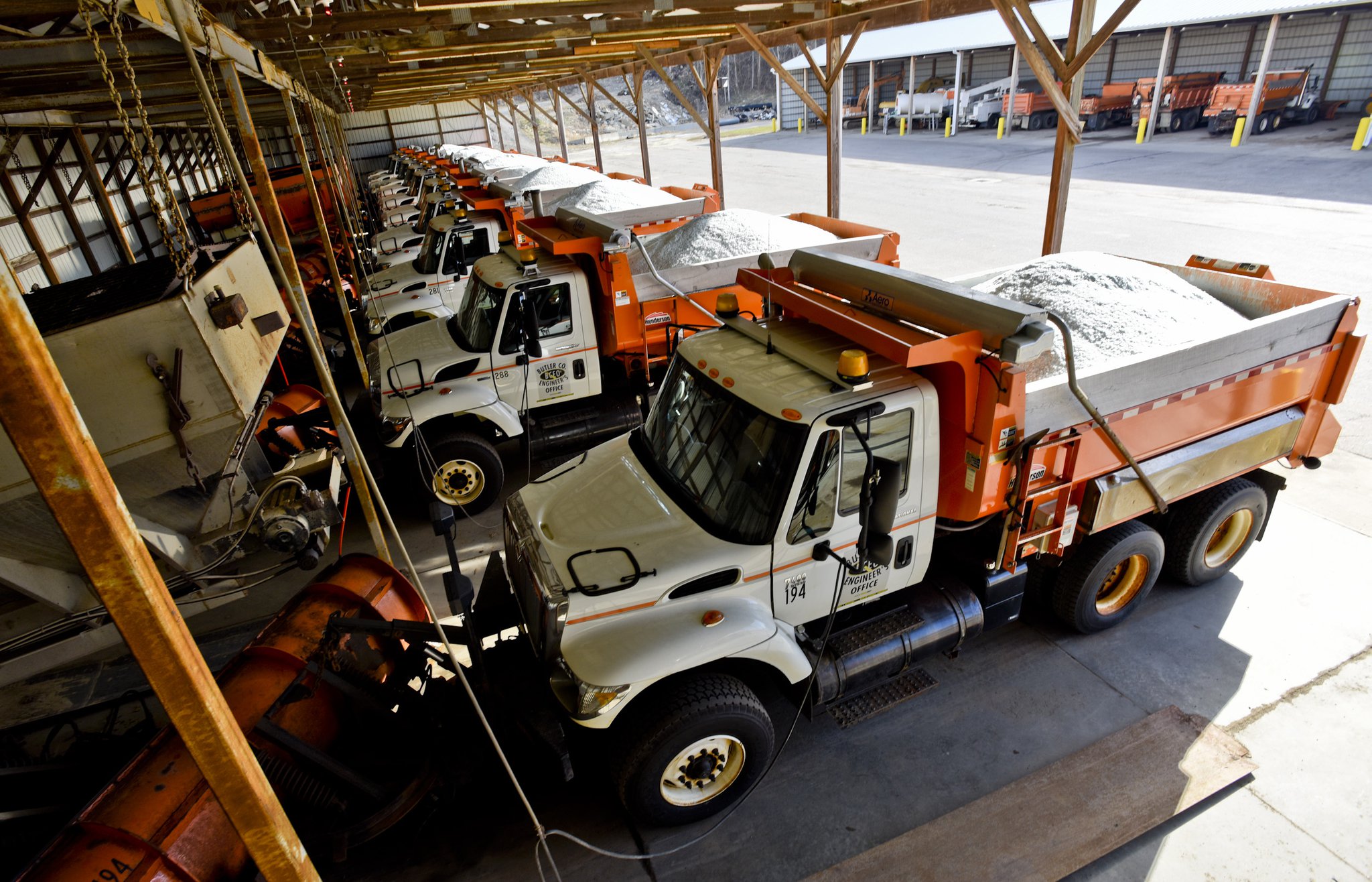 The Butler County engineer has to pay an additional $90,000 for road salt this year because bids came in high. FILE PHOTO