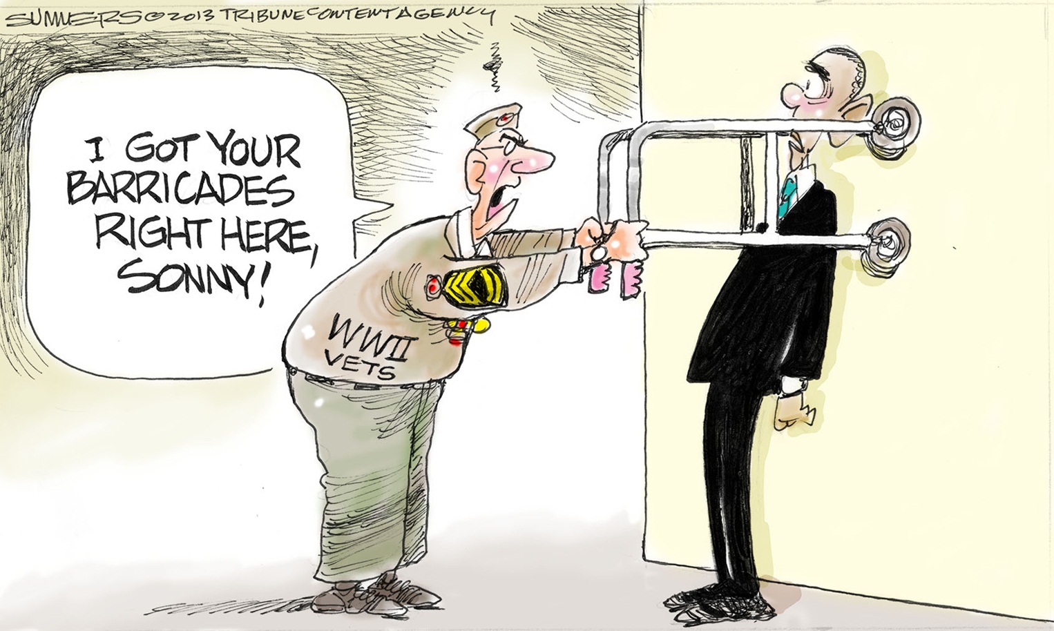 Cartoon gallery: Shutdown, politics and more, image size:1526x914