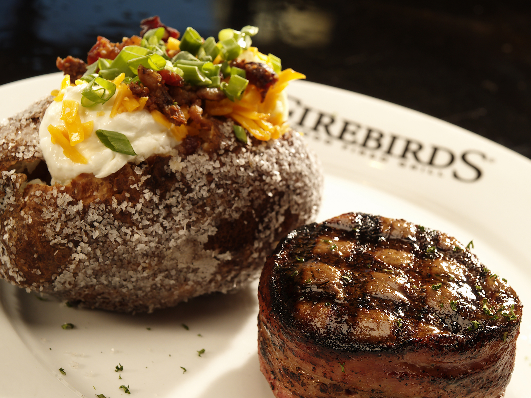 Filet from Firebirds Woodfire Grill / Handout