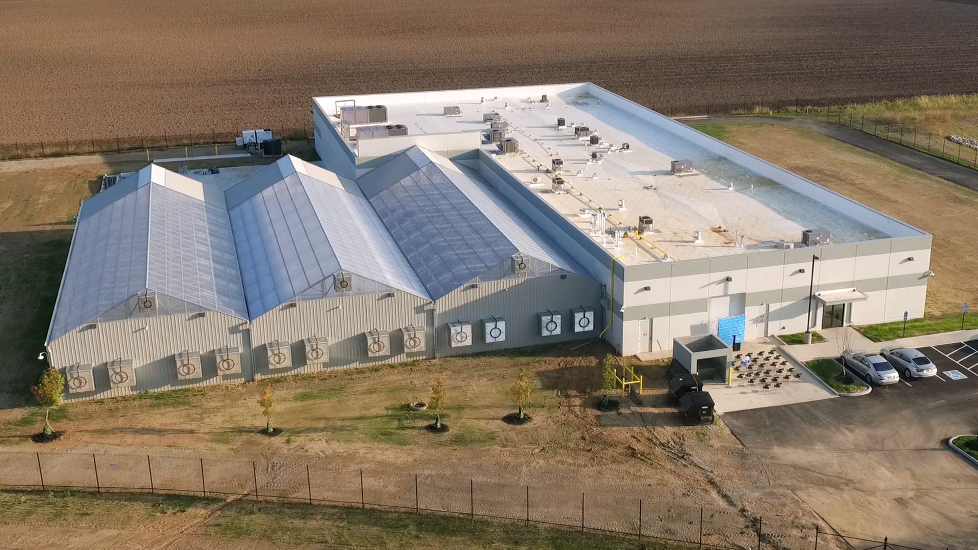 Medical marijuana cultivator Cresco Labs, hosted a ribbon cutting at its Yellow Springs facility on Monday to mark the first cultivation of plants. The 50,000-square-foot facility has three greenhouses and room for more. TY GREENLEES / STAFF