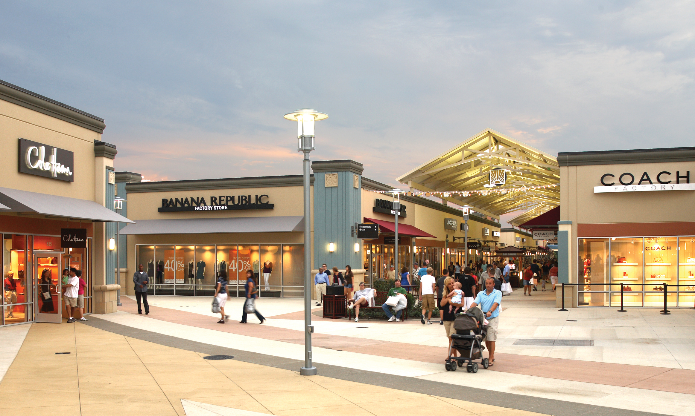 Locations of Premium Outlet Centers Across the US